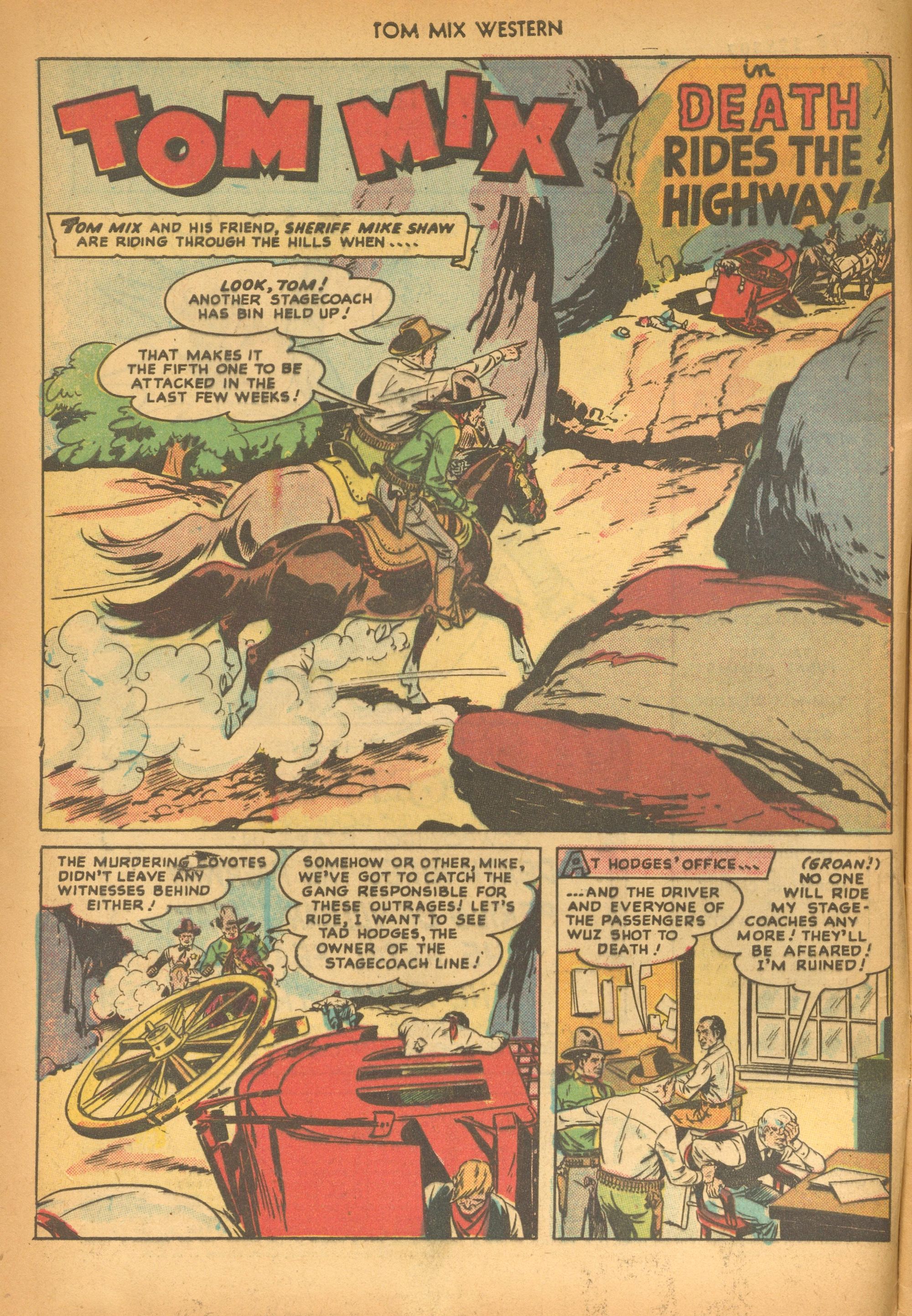 Read online Tom Mix Western (1948) comic -  Issue #16 - 4