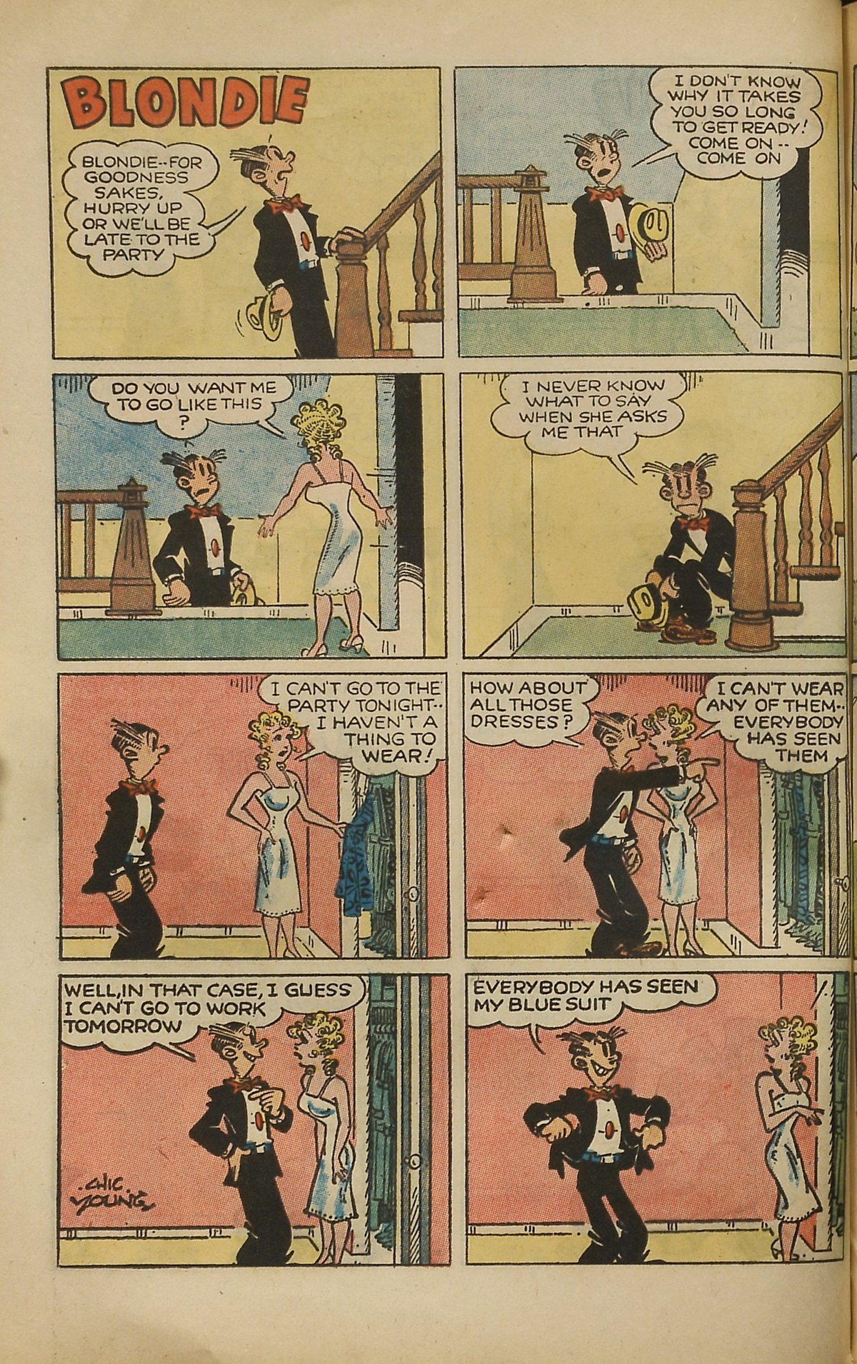 Read online Blondie Comics (1960) comic -  Issue #159 - 32
