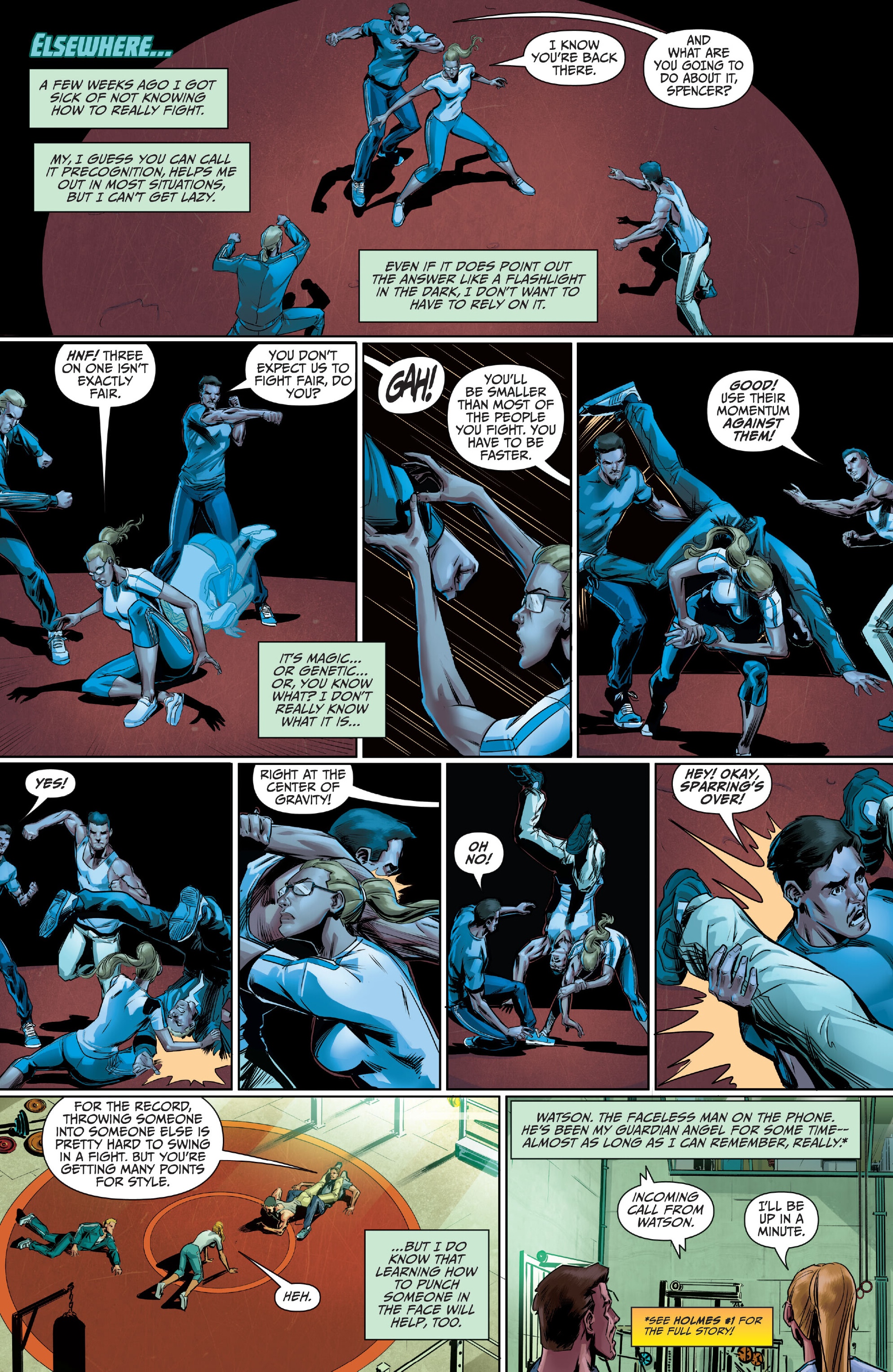 Read online Holmes & Houdini comic -  Issue #1 - 12