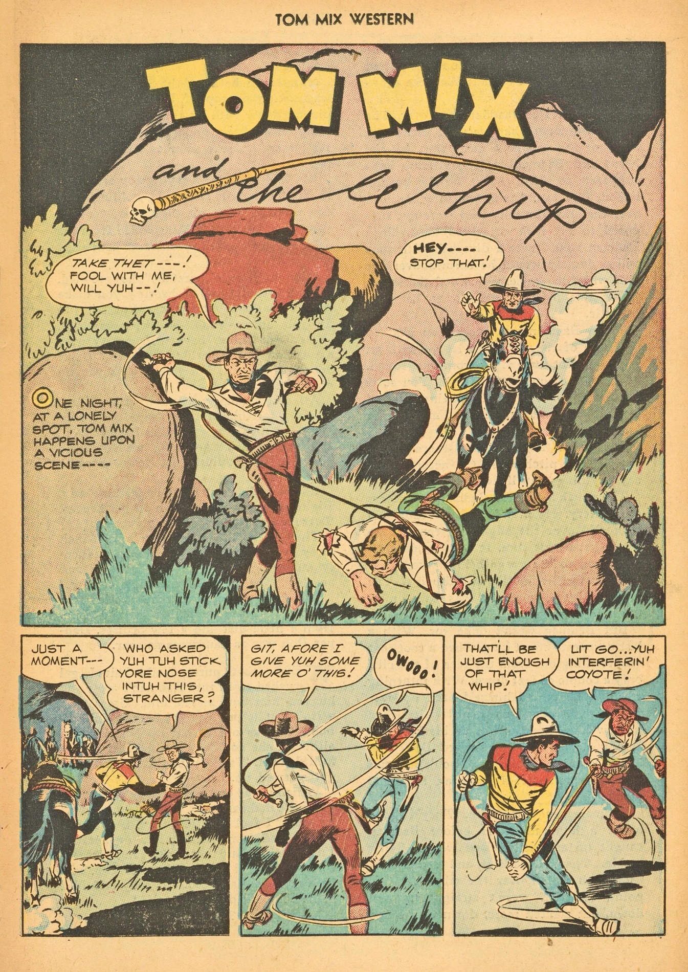 Read online Tom Mix Western (1948) comic -  Issue #3 - 26