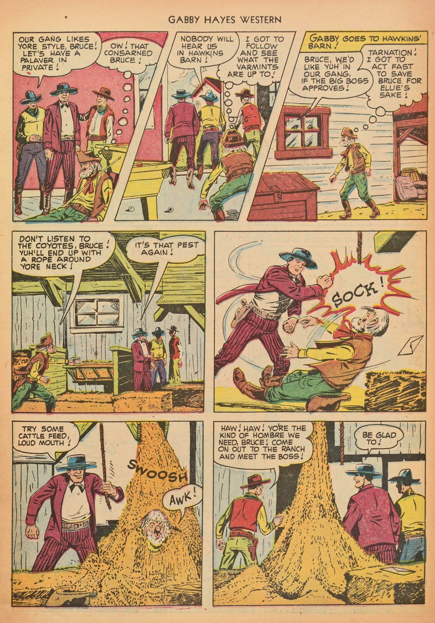 Read online Gabby Hayes Western comic -  Issue #33 - 7