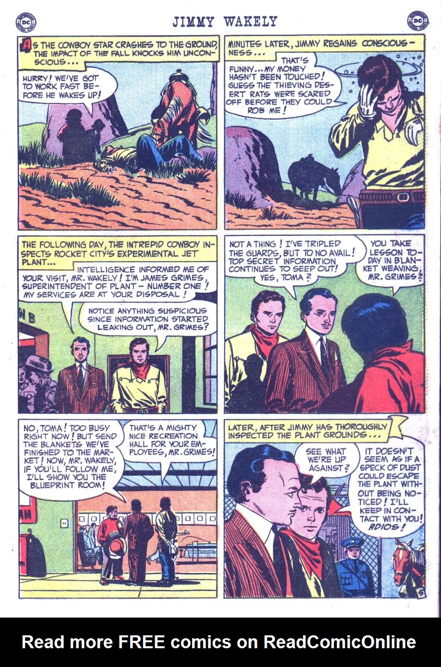 Read online Jimmy Wakely comic -  Issue #11 - 21
