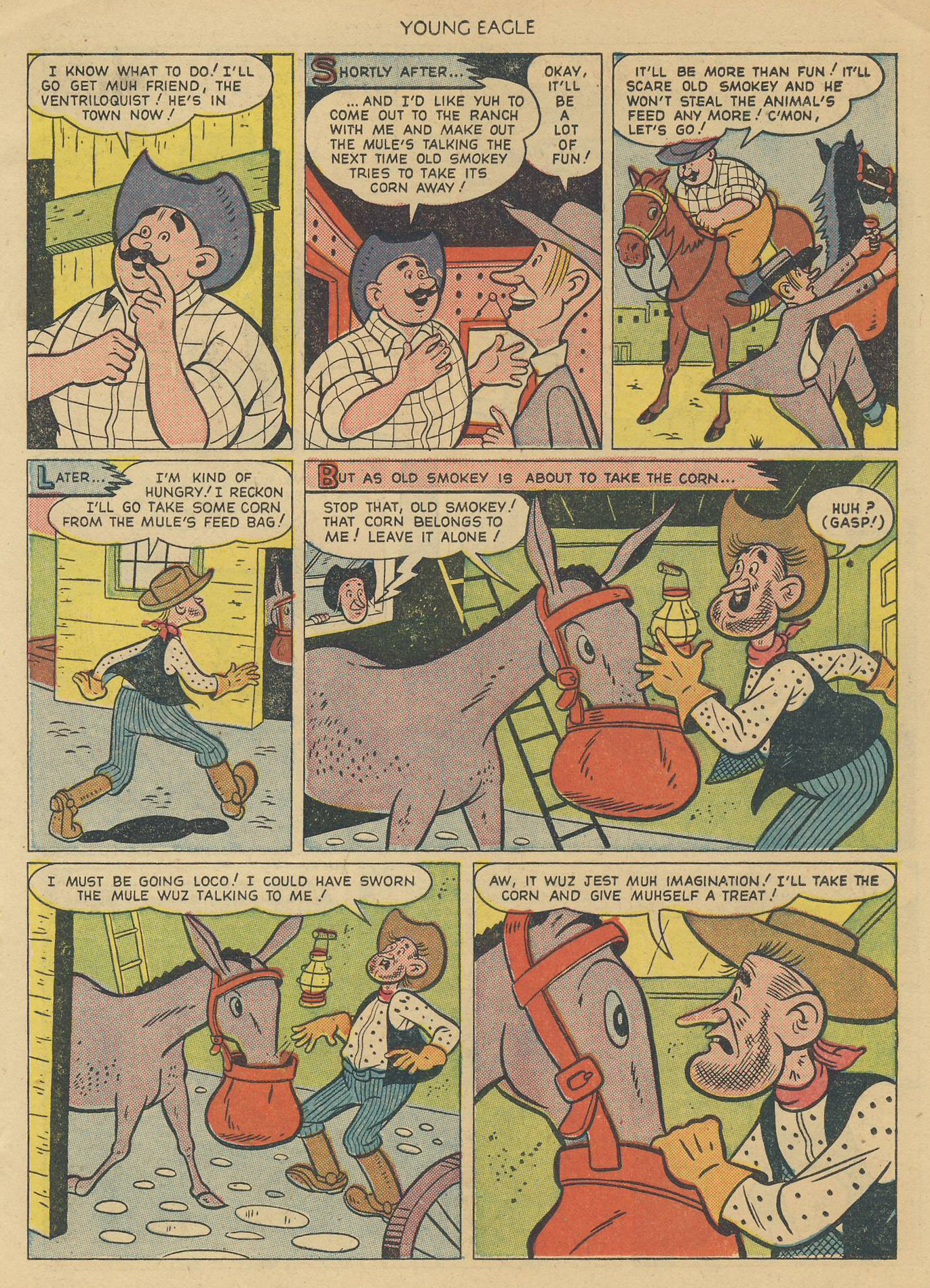 Read online Young Eagle comic -  Issue #1 - 15