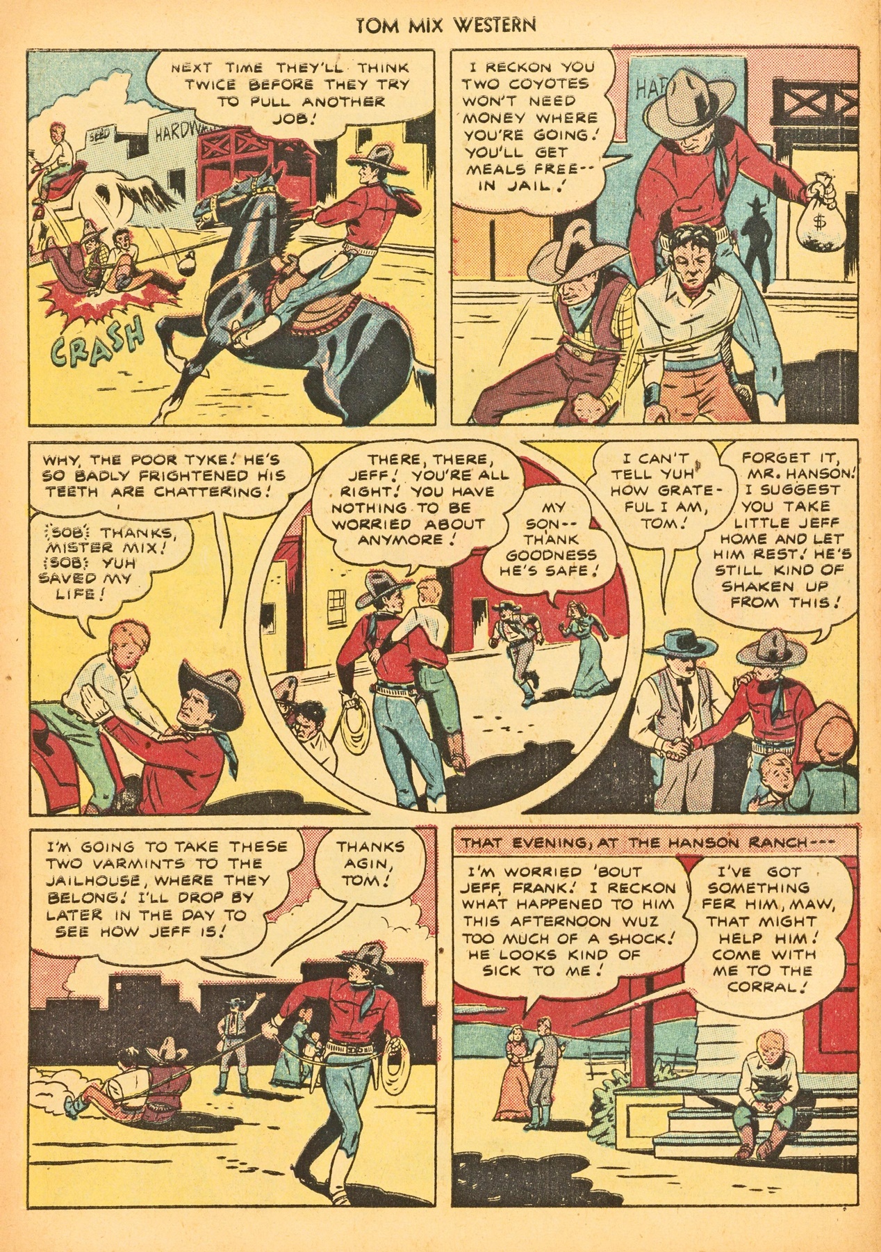 Read online Tom Mix Western (1948) comic -  Issue #21 - 34