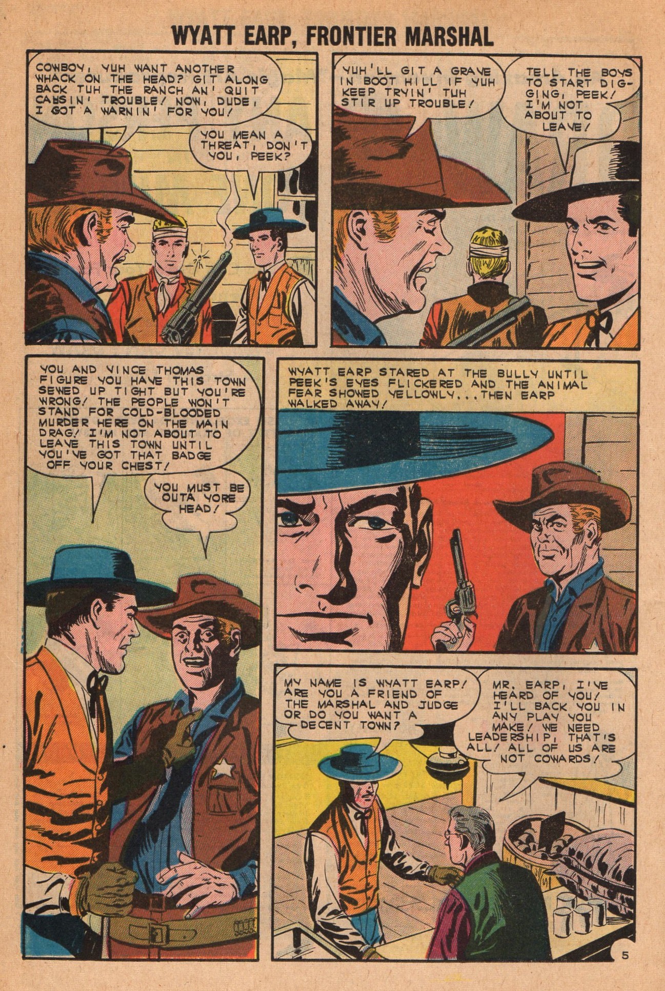 Read online Wyatt Earp Frontier Marshal comic -  Issue #45 - 16