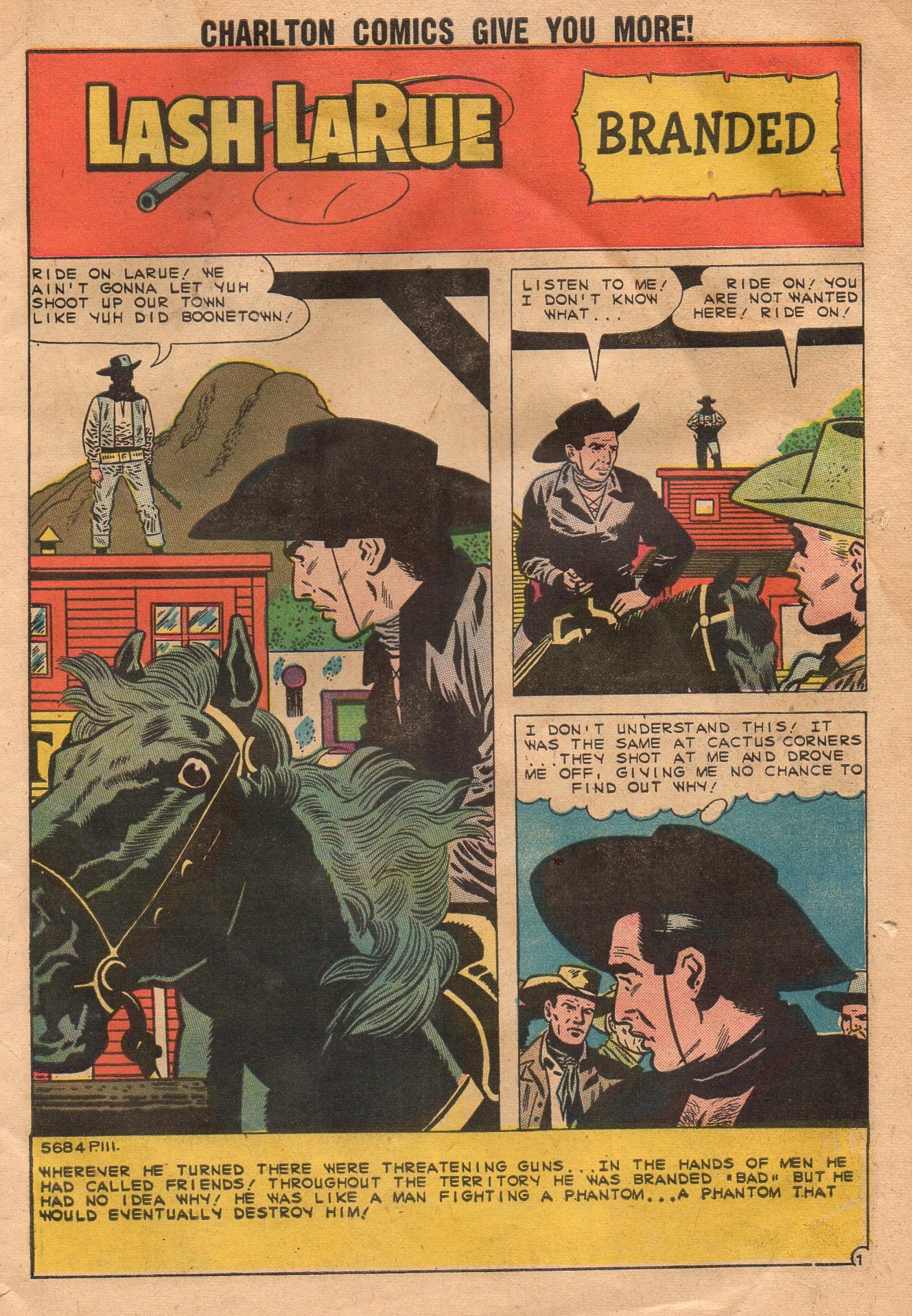 Read online Lash Larue Western (1949) comic -  Issue #77 - 3