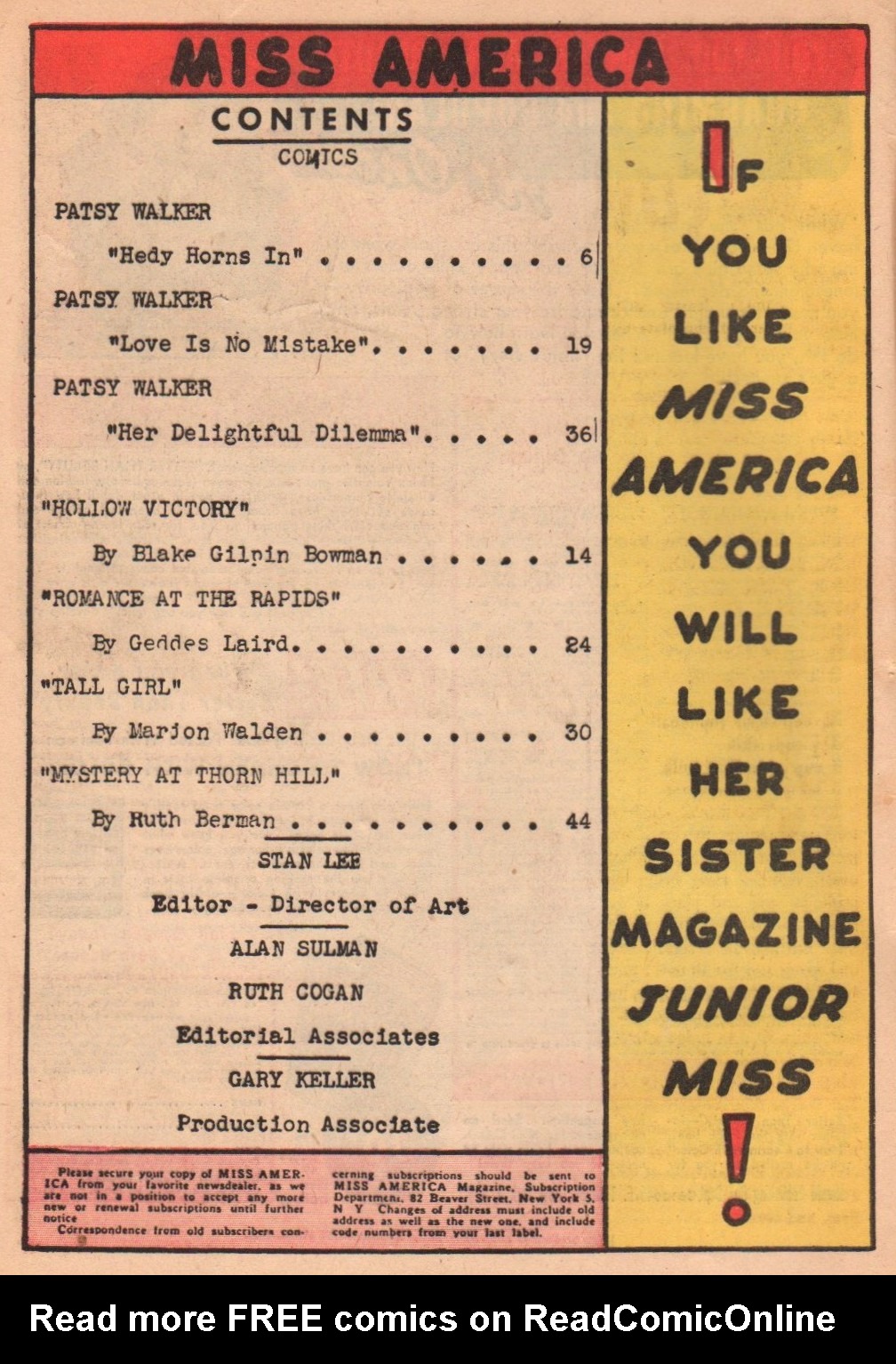 Read online Miss America Magazine comic -  Issue #41 - 4
