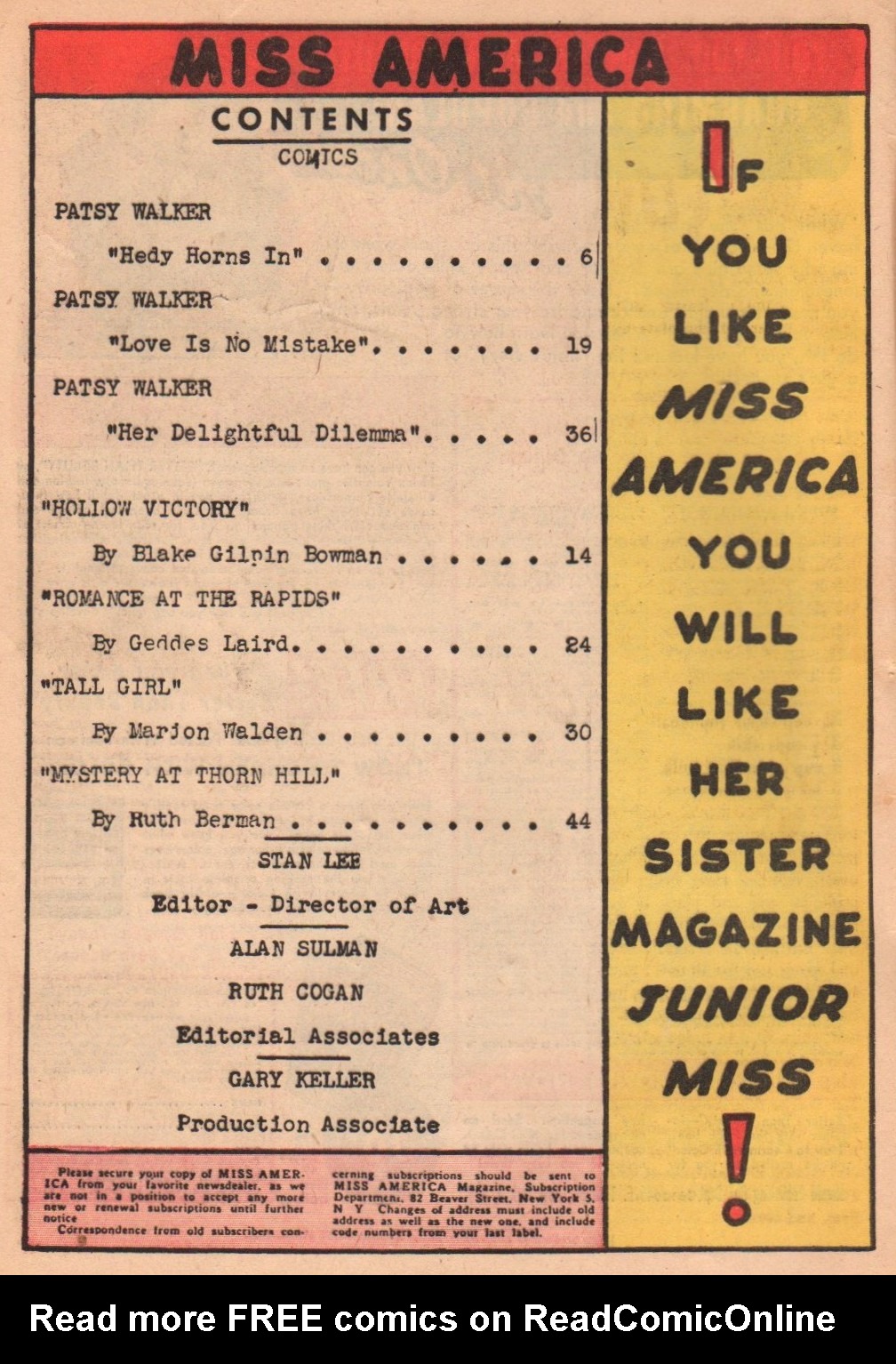Read online Miss America Magazine comic -  Issue #41 - 4