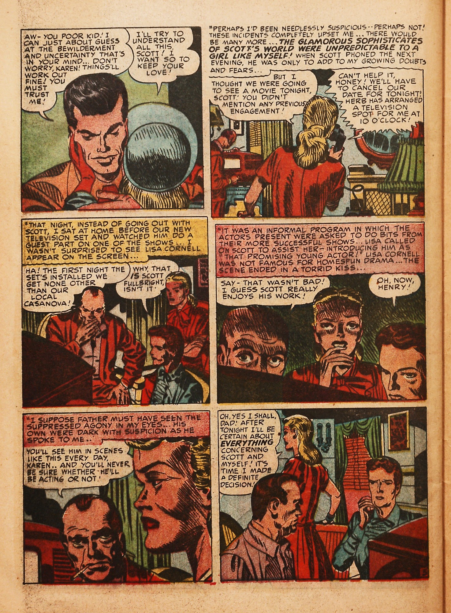 Read online Young Love (1949) comic -  Issue #7 - 36