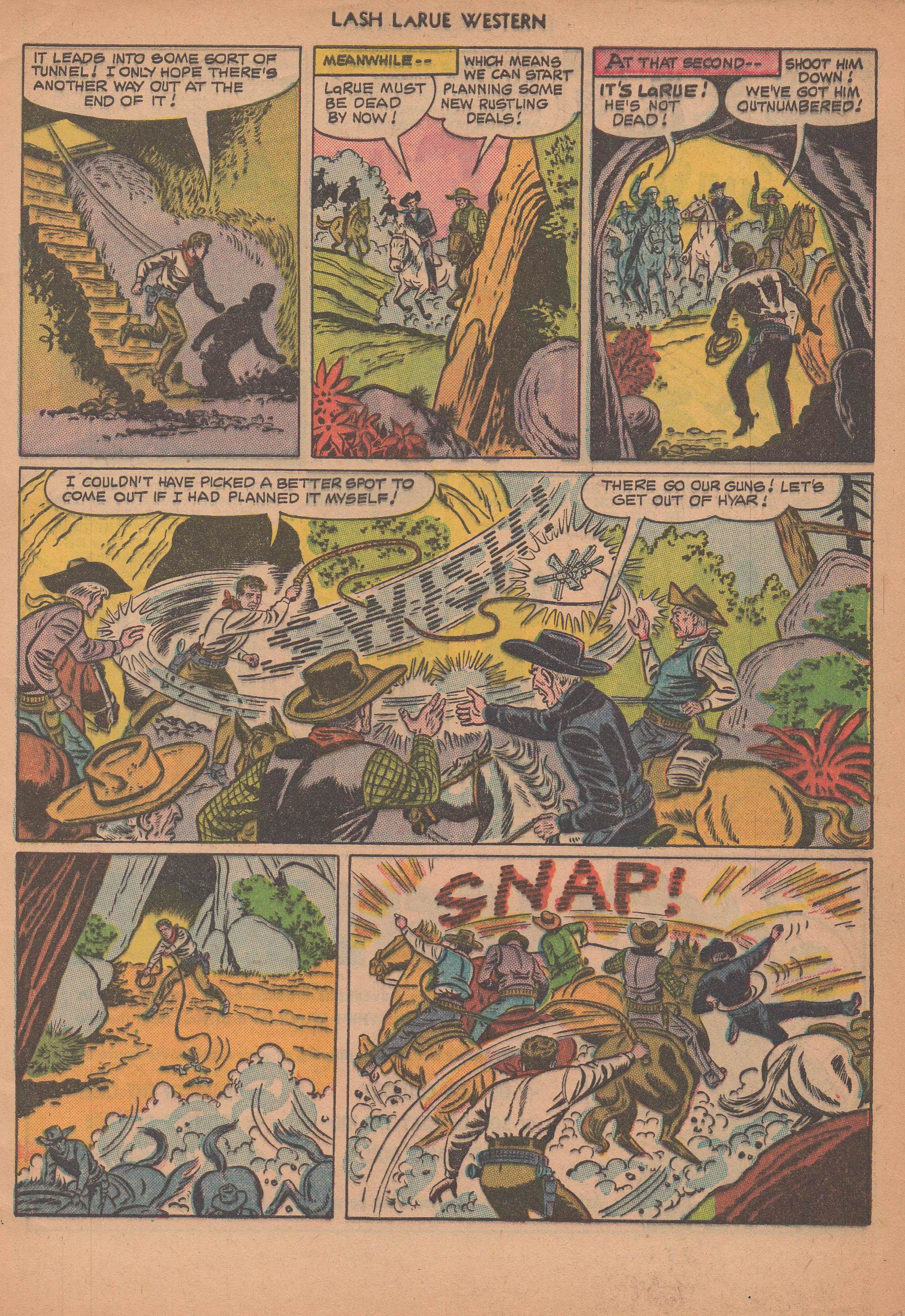 Read online Lash Larue Western (1949) comic -  Issue #14 - 50