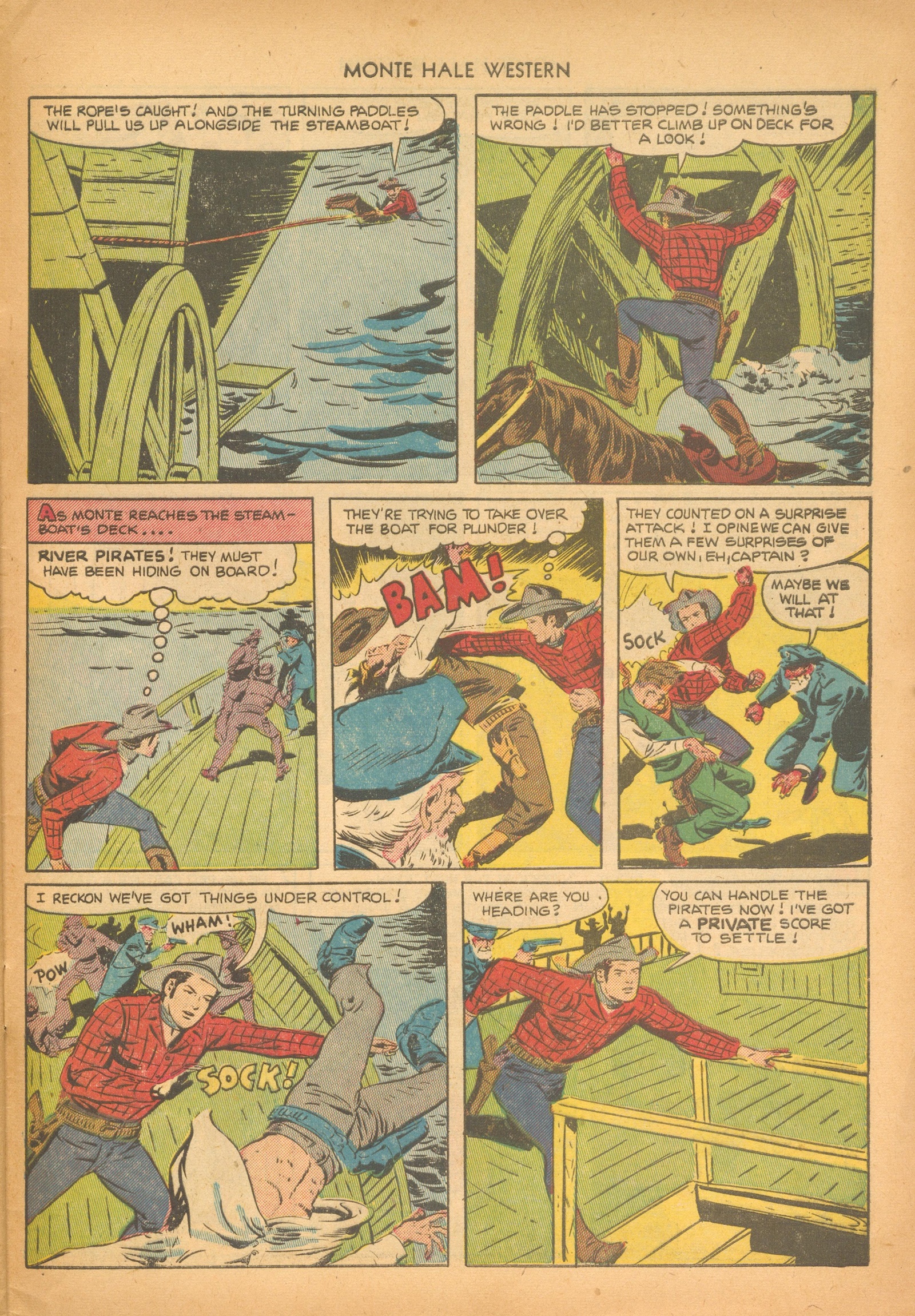 Read online Monte Hale Western comic -  Issue #75 - 33