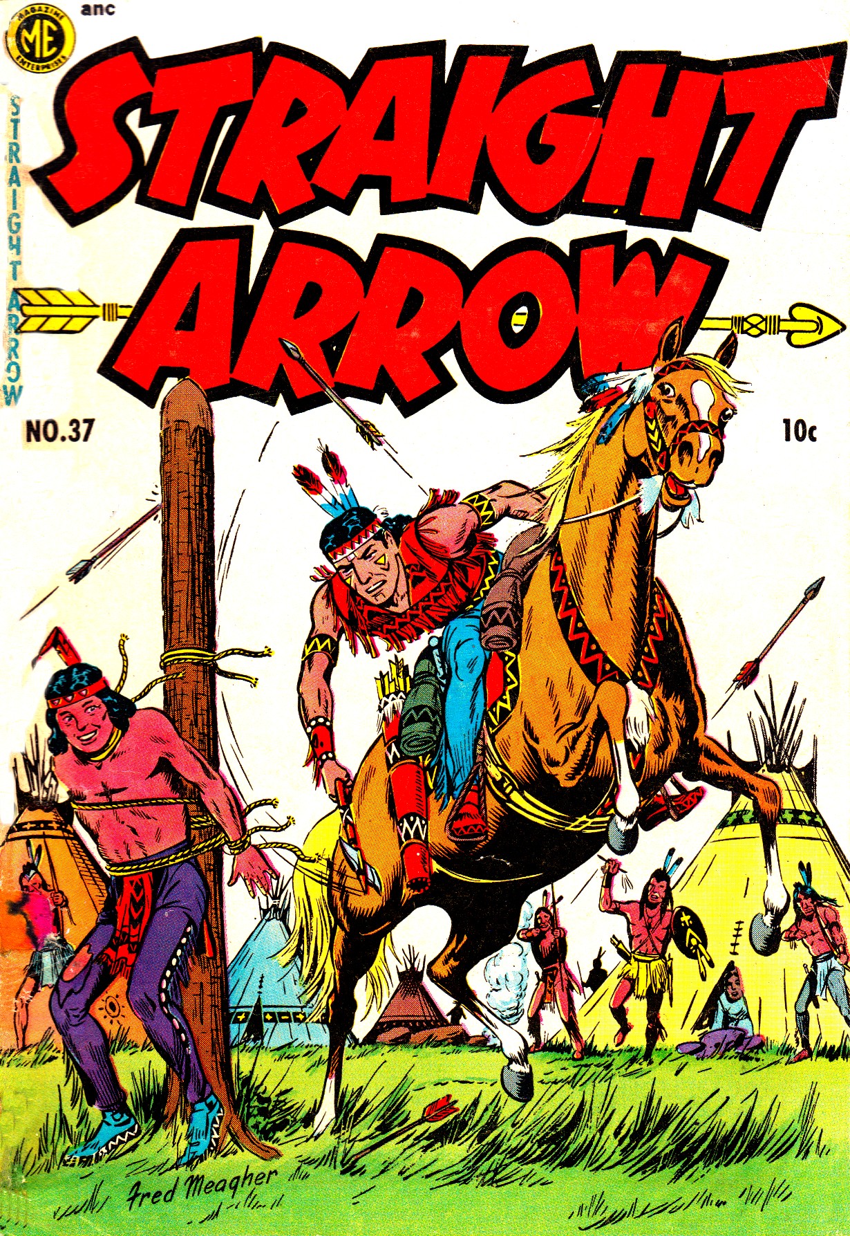 Read online Straight Arrow comic -  Issue #37 - 1