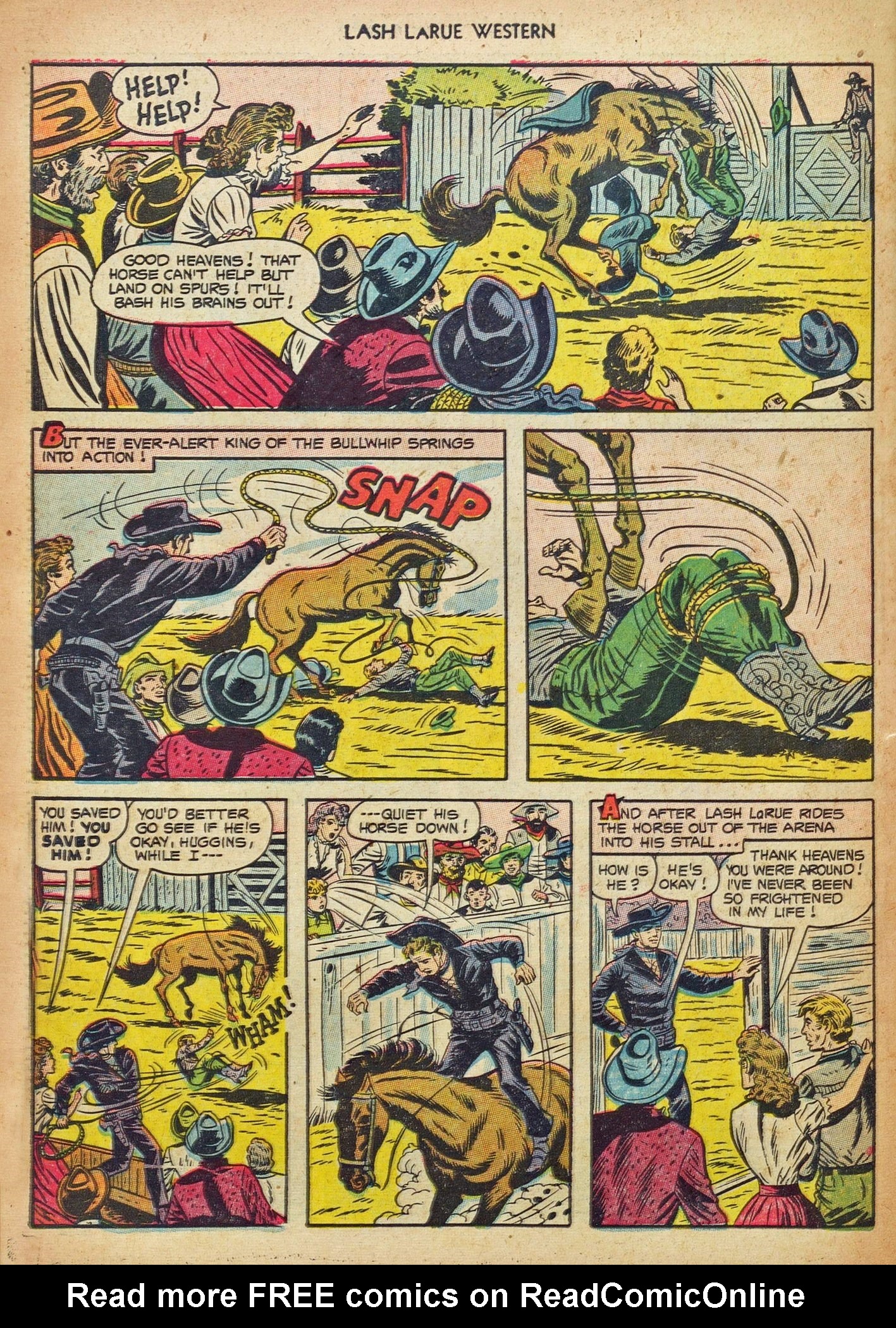 Read online Lash Larue Western (1949) comic -  Issue #44 - 30
