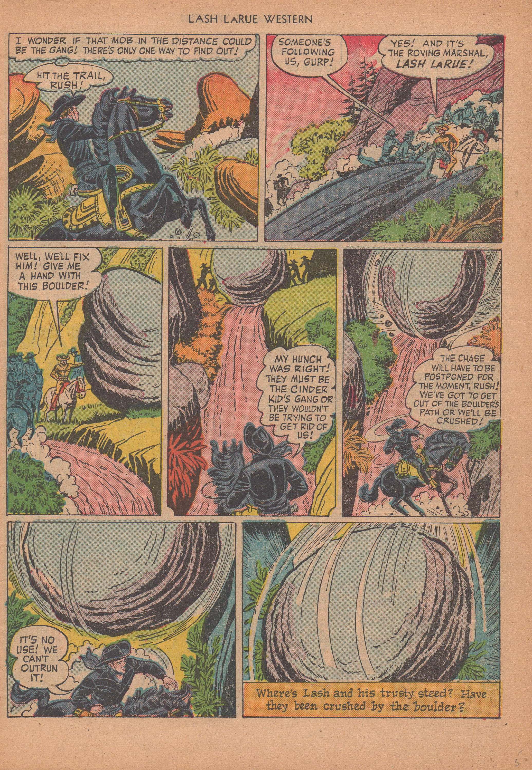Read online Lash Larue Western (1949) comic -  Issue #14 - 8