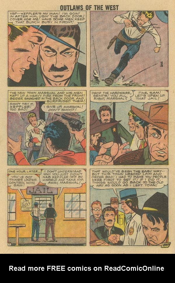 Read online Outlaws of the West comic -  Issue #18 - 19