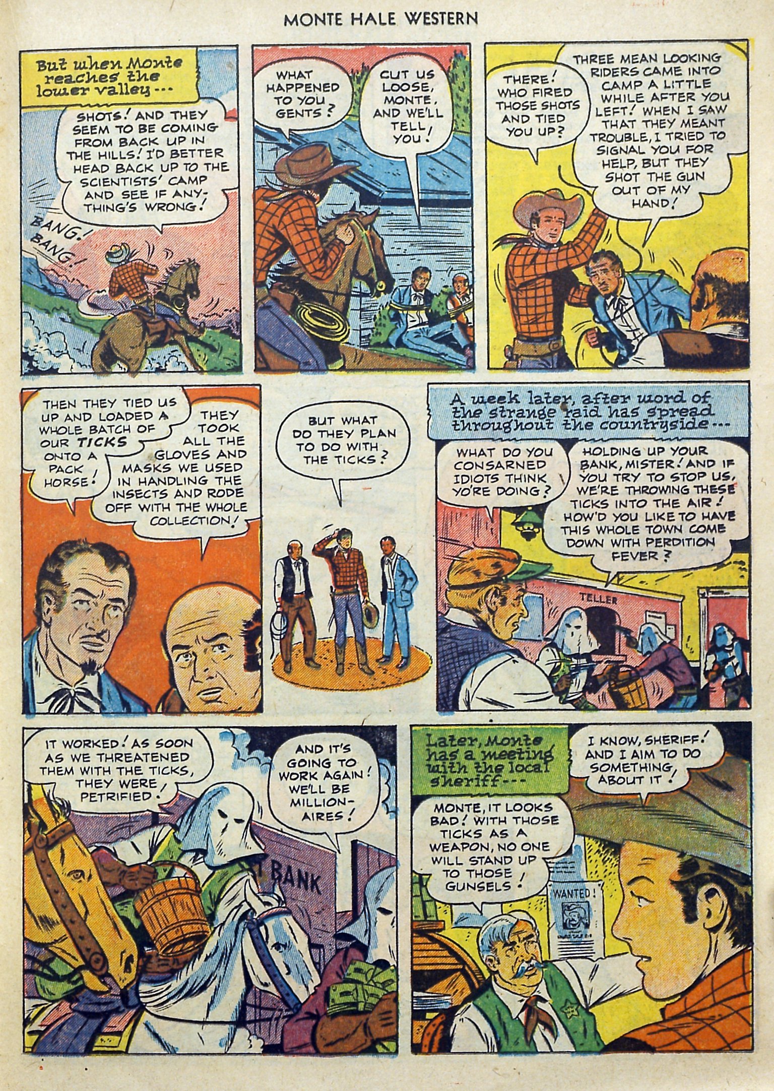 Read online Monte Hale Western comic -  Issue #71 - 18