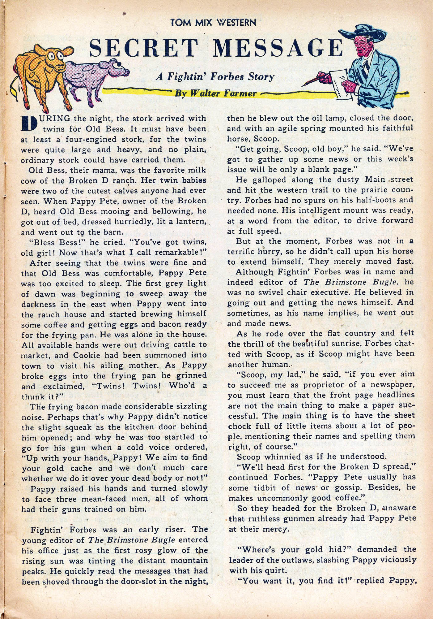 Read online Tom Mix Western (1948) comic -  Issue #42 - 19