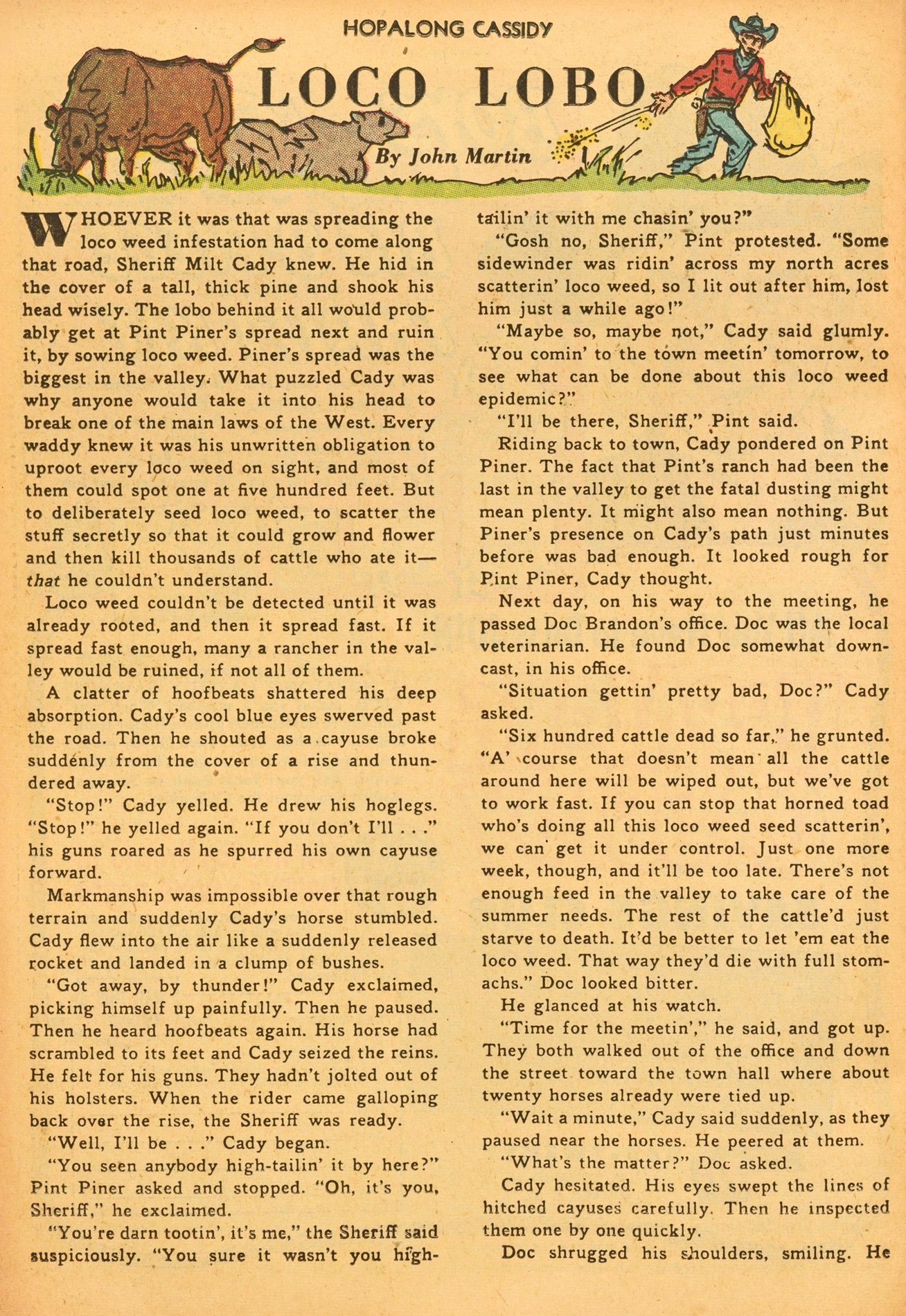 Read online Hopalong Cassidy comic -  Issue #62 - 22