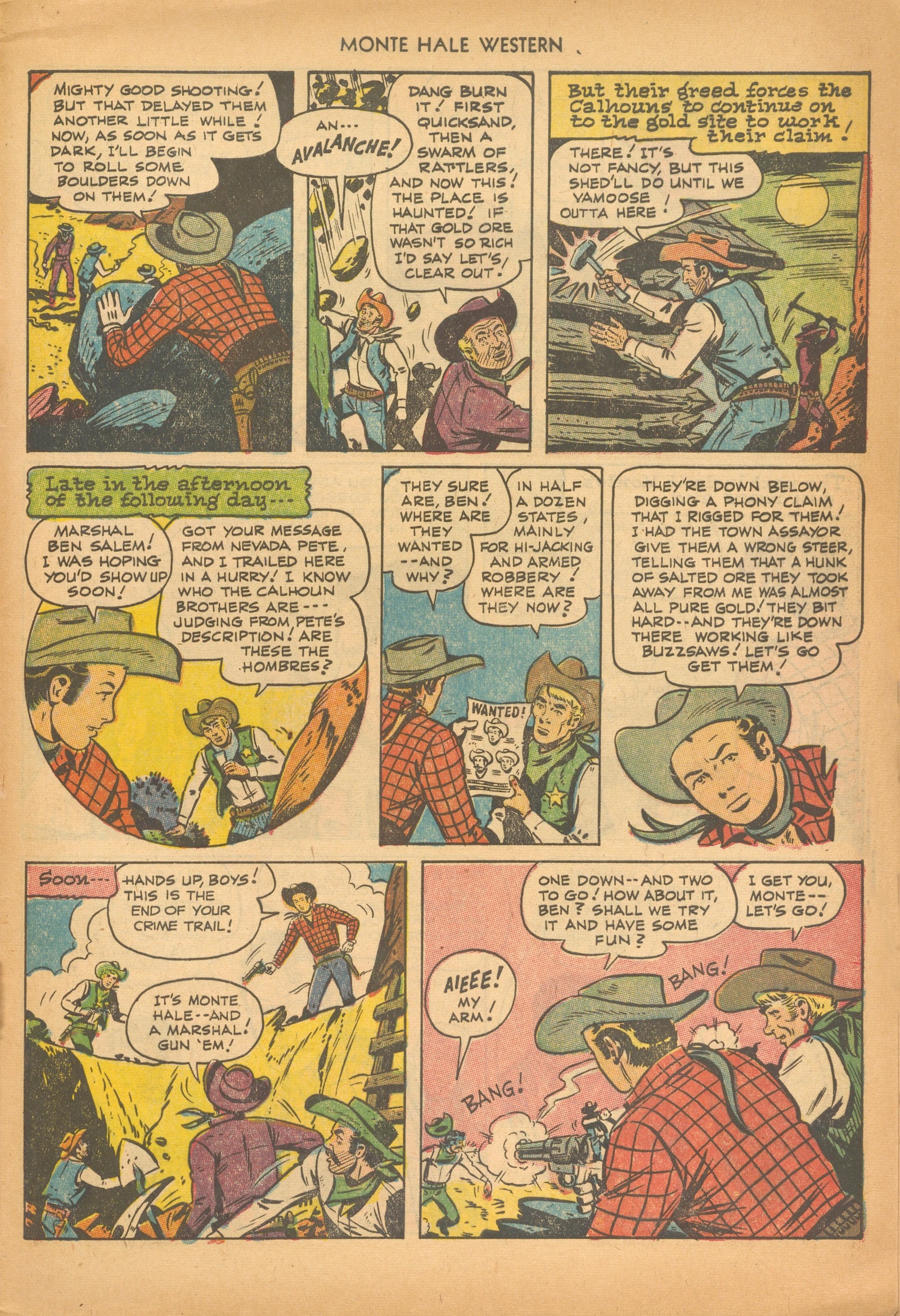 Read online Monte Hale Western comic -  Issue #78 - 33