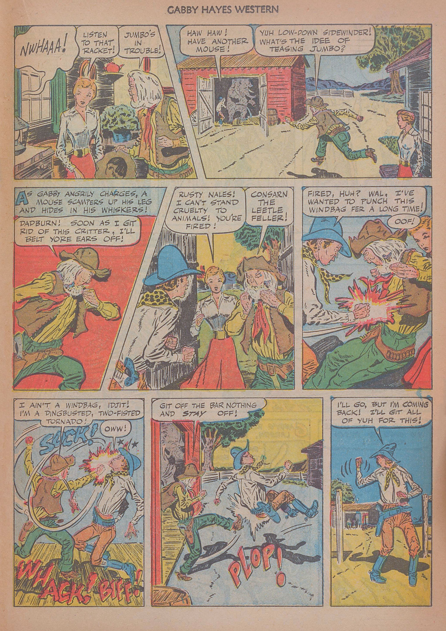Read online Gabby Hayes Western comic -  Issue #15 - 19