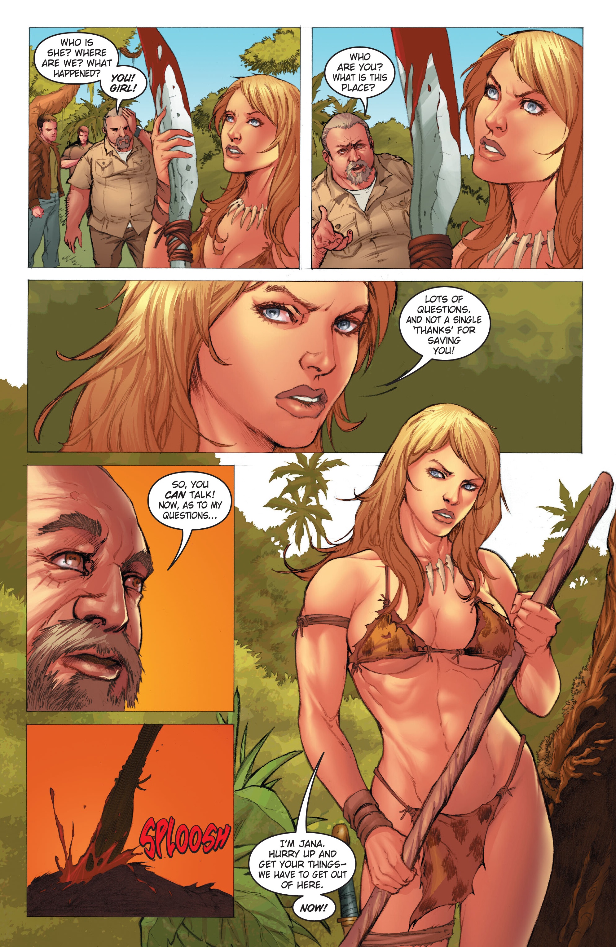 Read online Frank Cho's Jungle Girl: The Complete Omnibus comic -  Issue # TPB (Part 1) - 26
