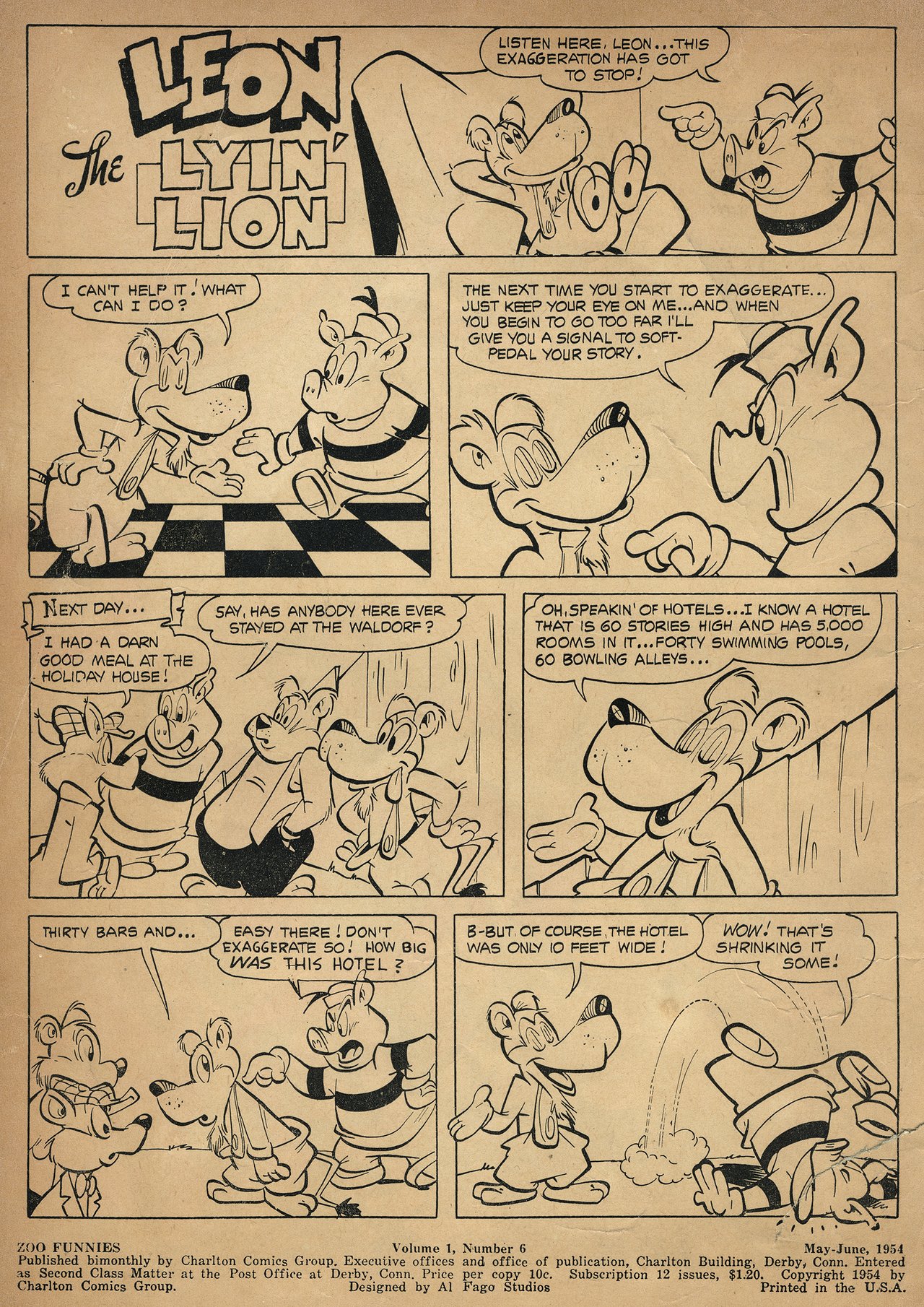 Read online Zoo Funnies comic -  Issue #6 - 2