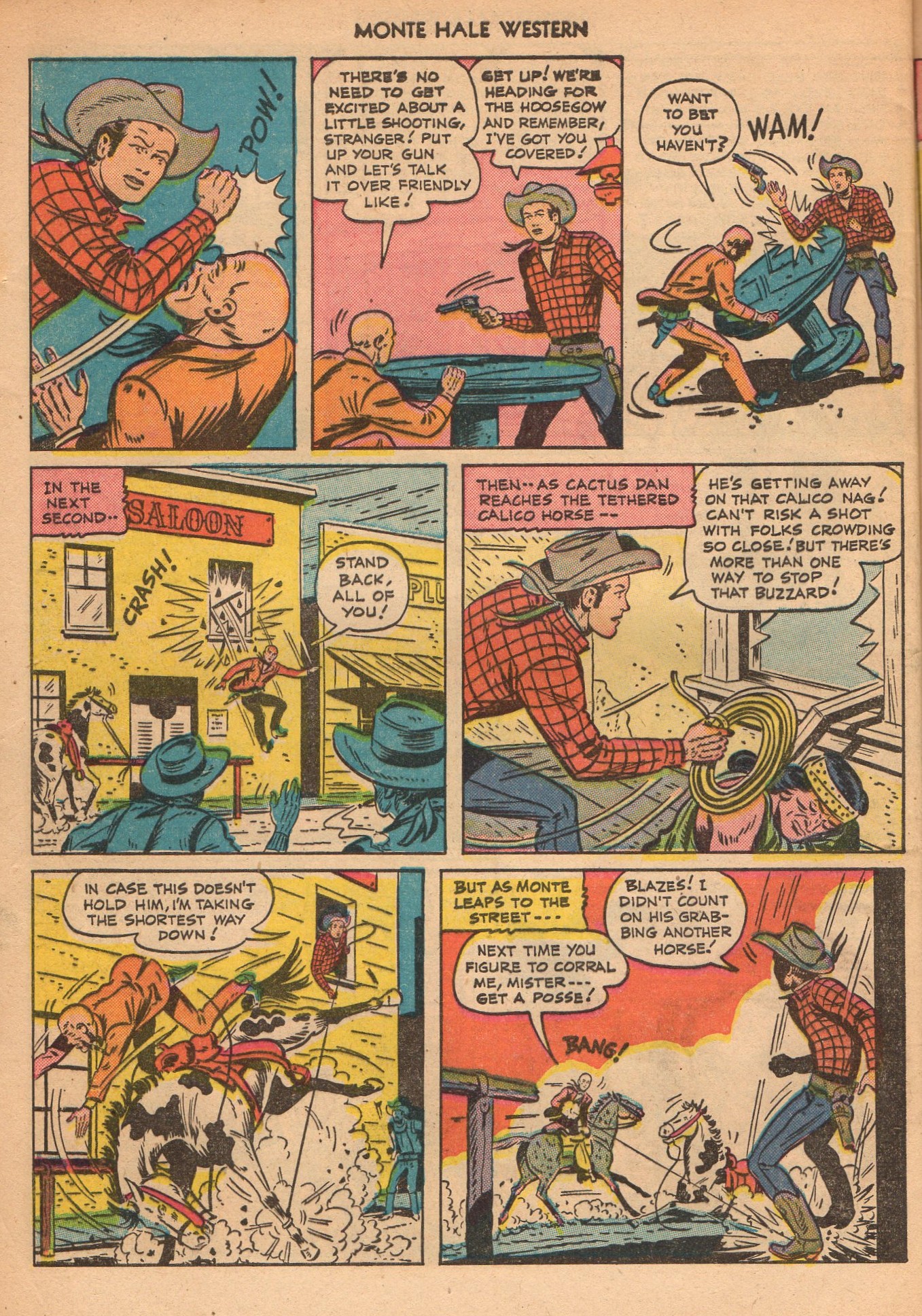 Read online Monte Hale Western comic -  Issue #51 - 44