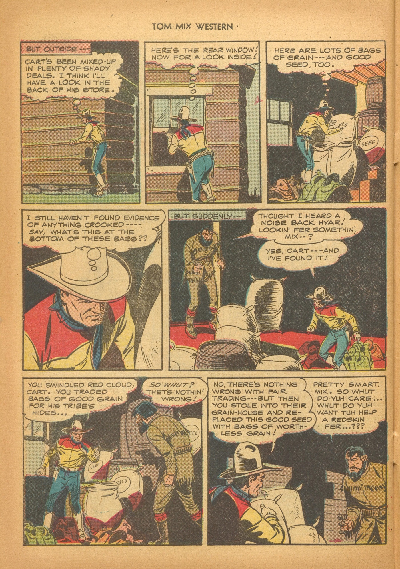Read online Tom Mix Western (1948) comic -  Issue #6 - 46