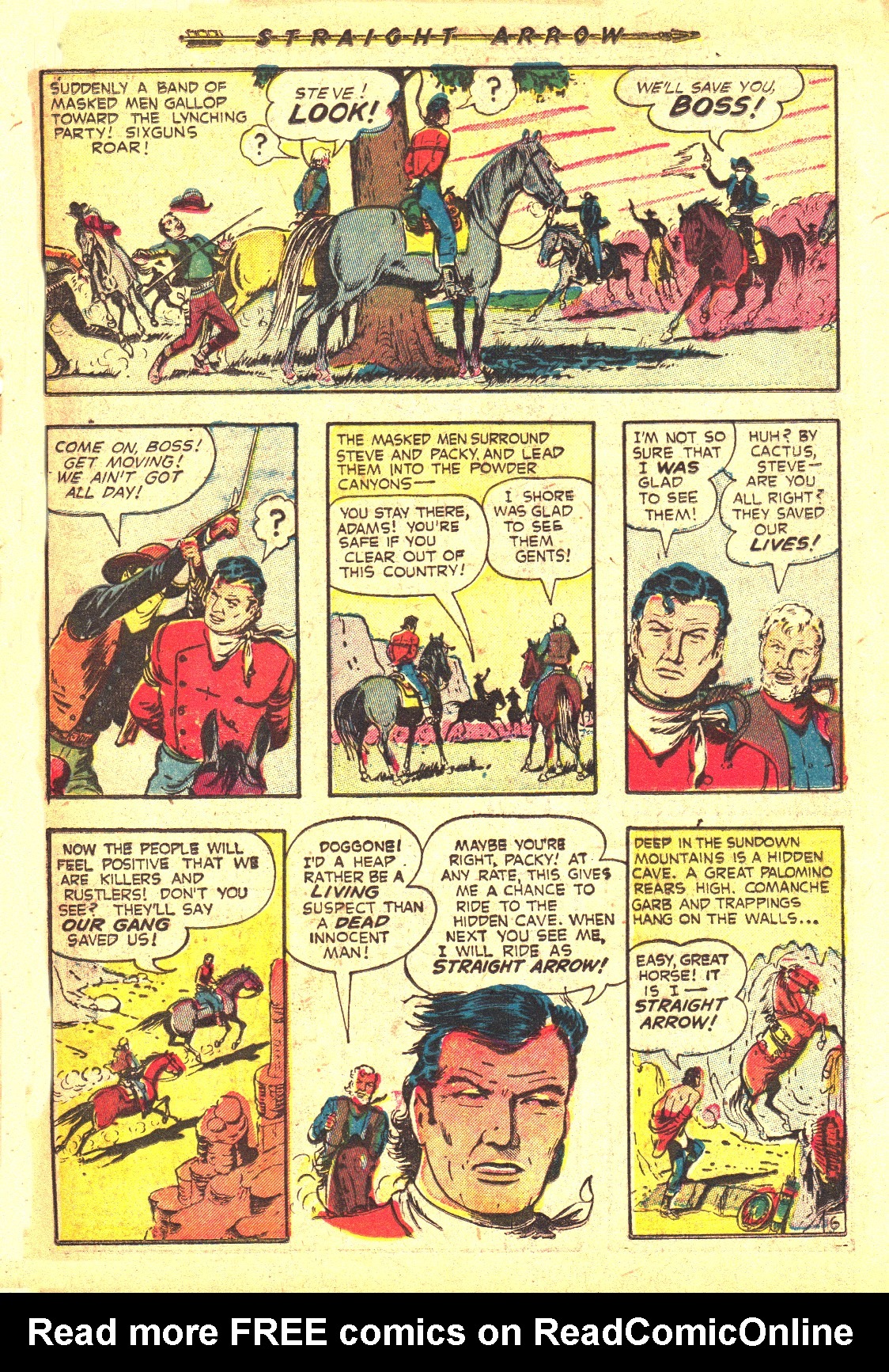 Read online Straight Arrow comic -  Issue #26 - 31