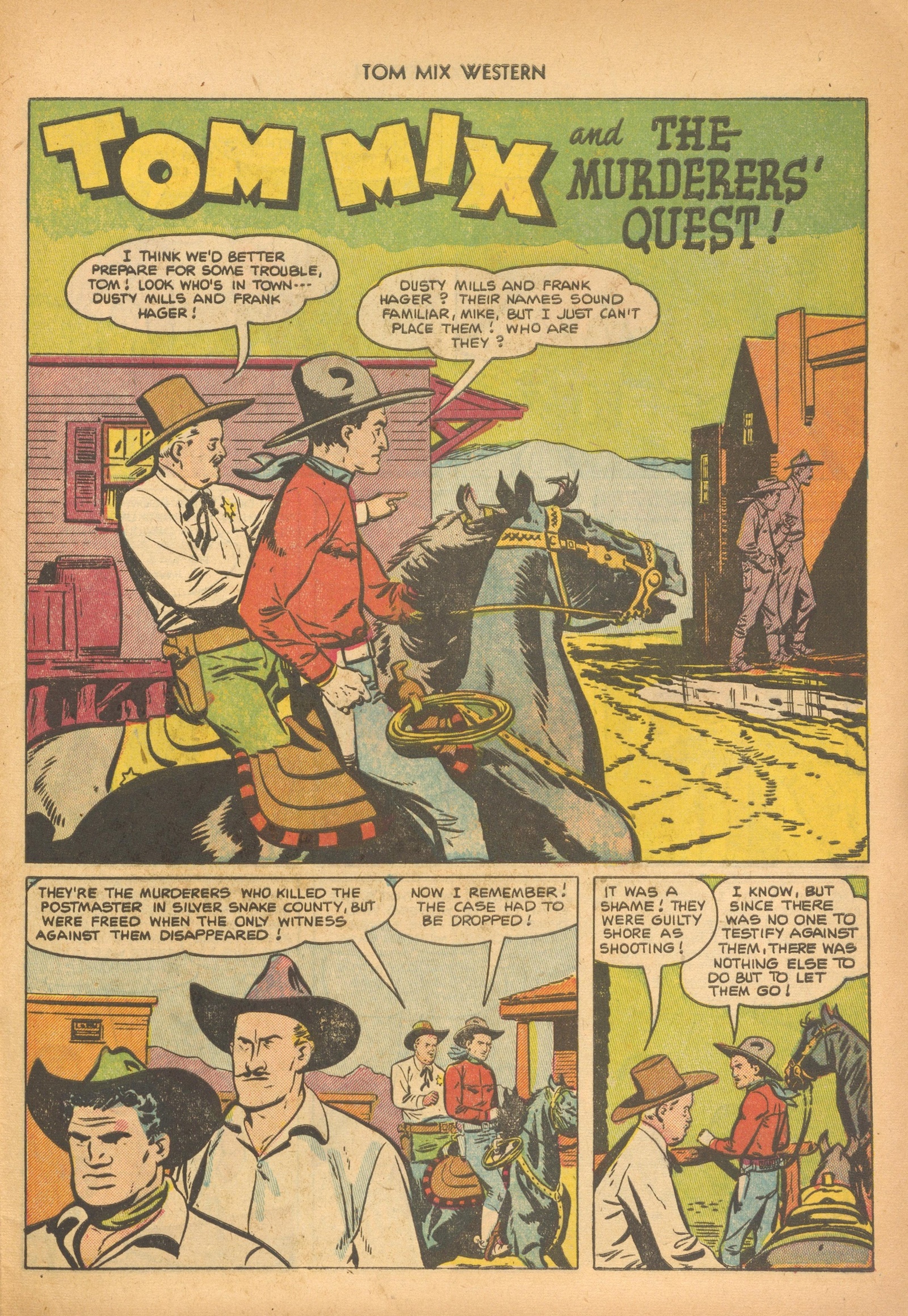 Read online Tom Mix Western (1948) comic -  Issue #56 - 29