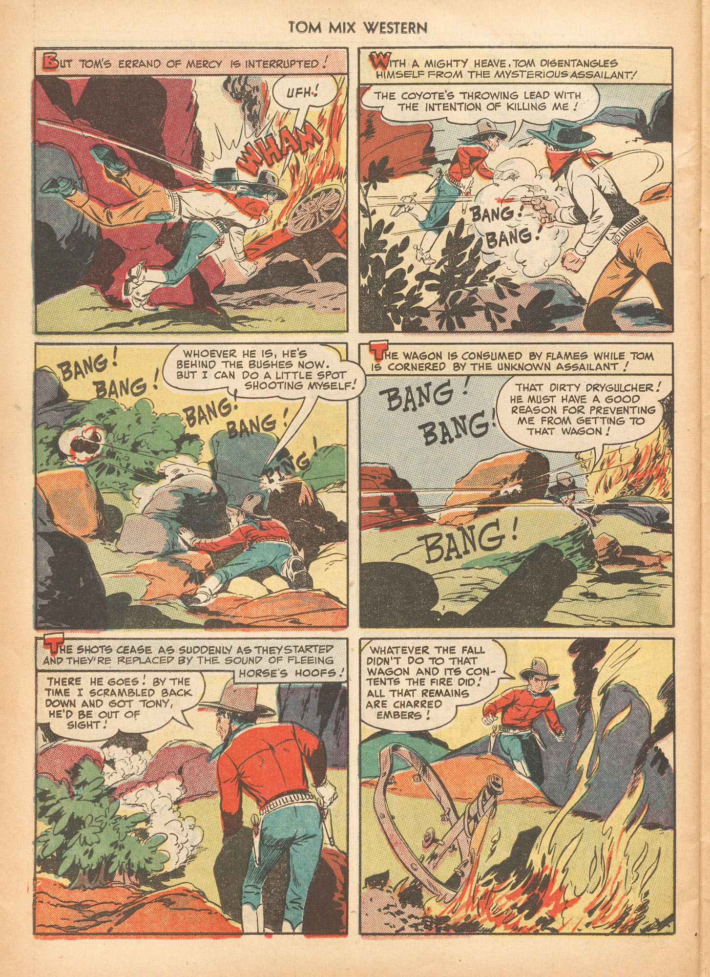 Read online Tom Mix Western (1948) comic -  Issue #23 - 42