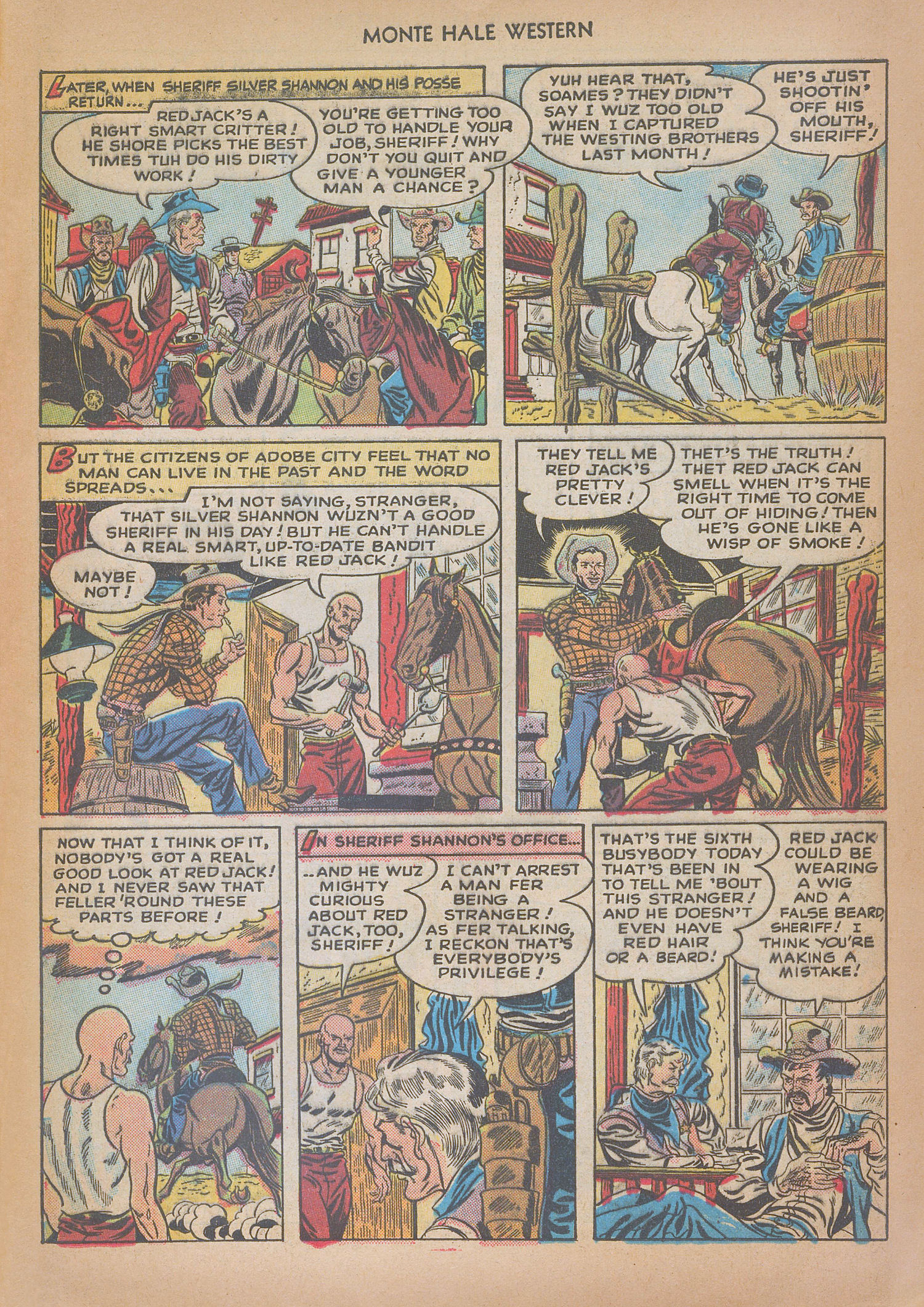 Read online Monte Hale Western comic -  Issue #32 - 17