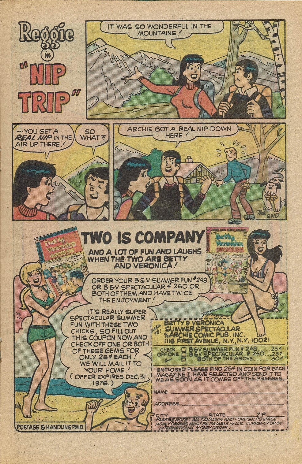 Read online Reggie's Wise Guy Jokes comic -  Issue #38 - 17