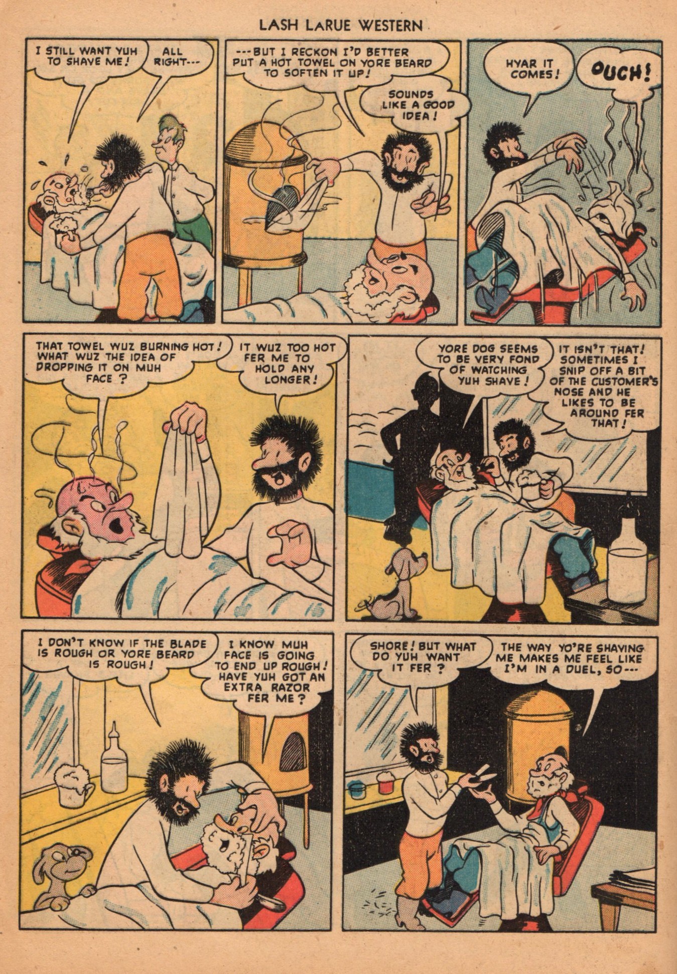 Read online Lash Larue Western (1949) comic -  Issue #2 - 24