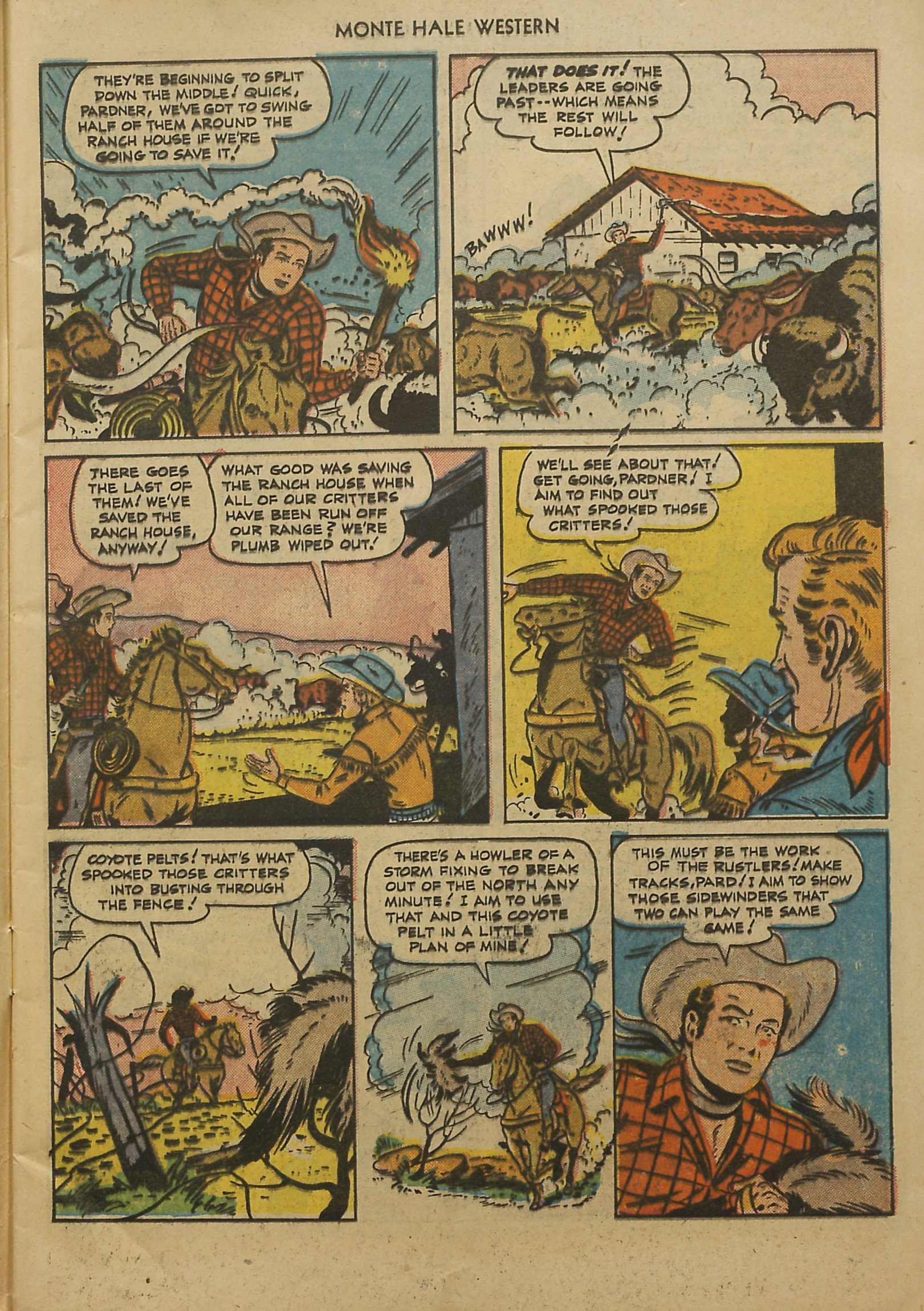 Read online Monte Hale Western comic -  Issue #52 - 9