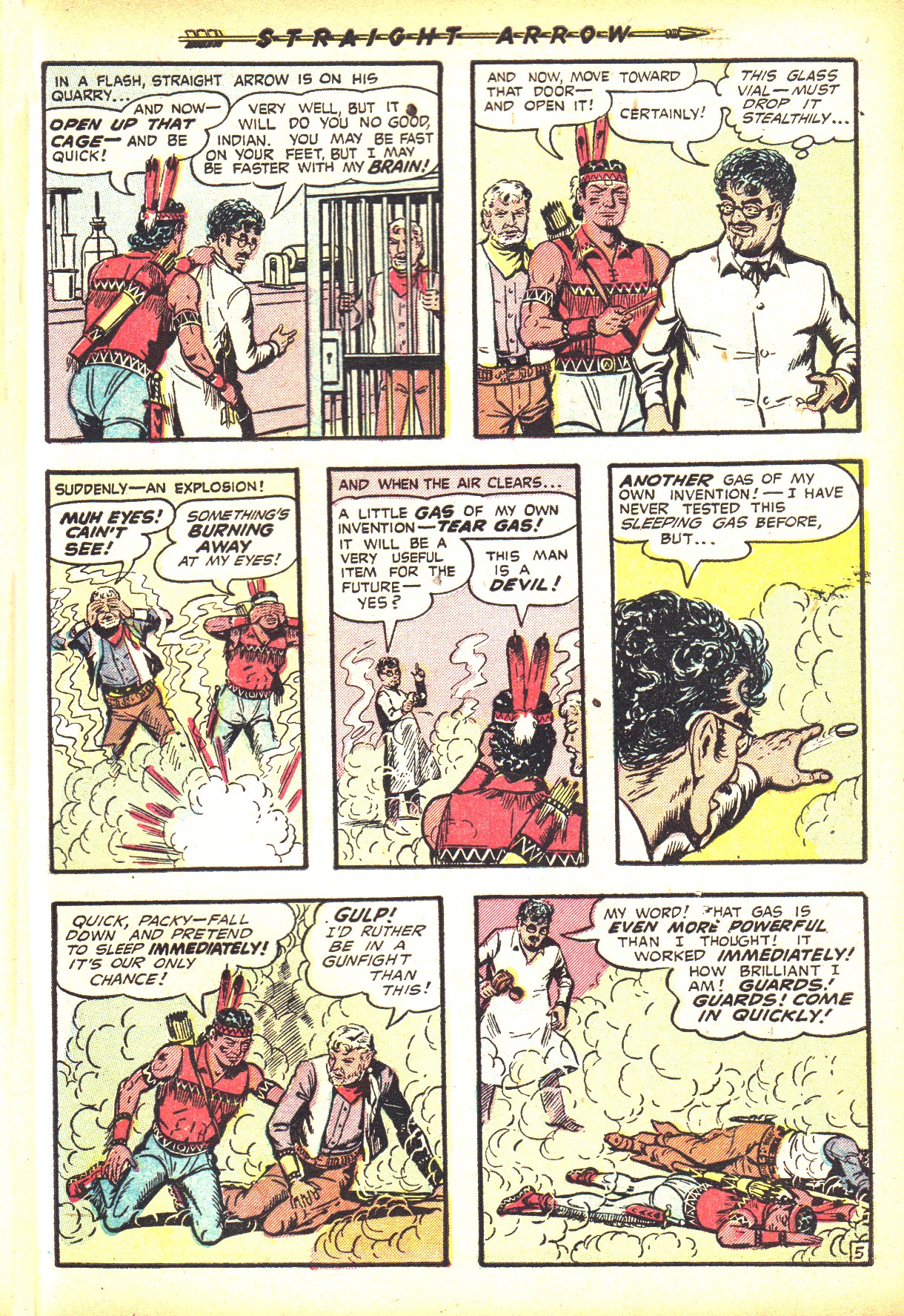 Read online Straight Arrow comic -  Issue #30 - 31