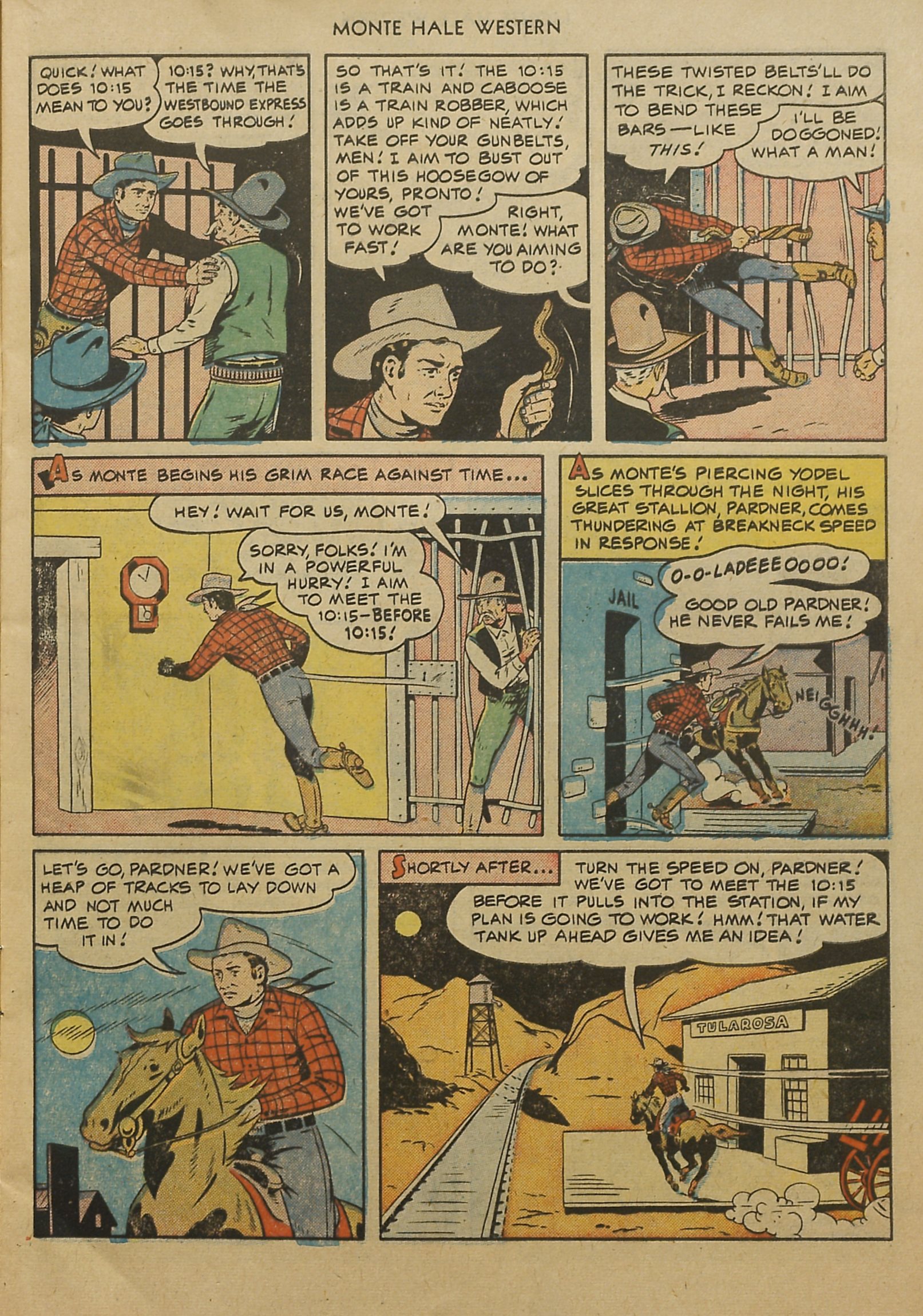 Read online Monte Hale Western comic -  Issue #52 - 21