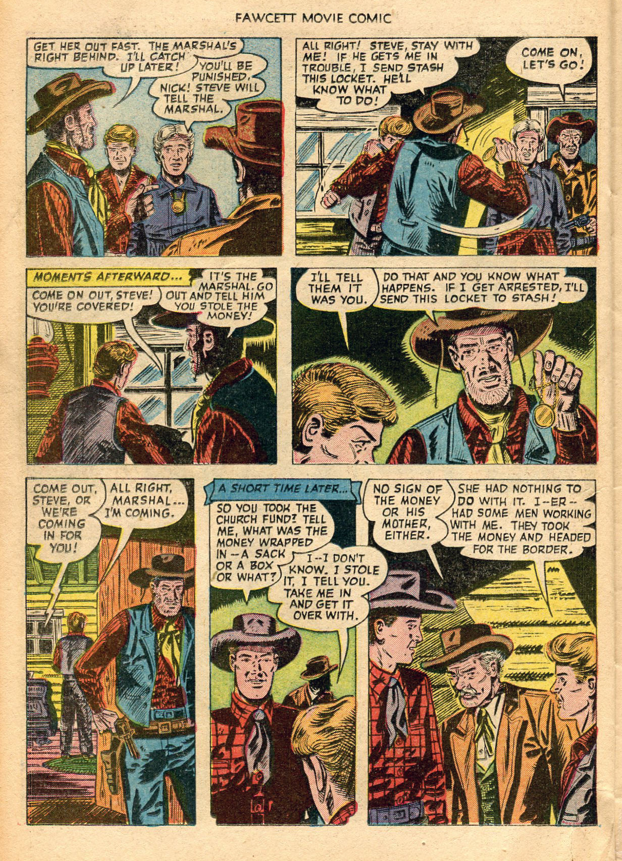 Read online Fawcett Movie Comic comic -  Issue #10 - 22