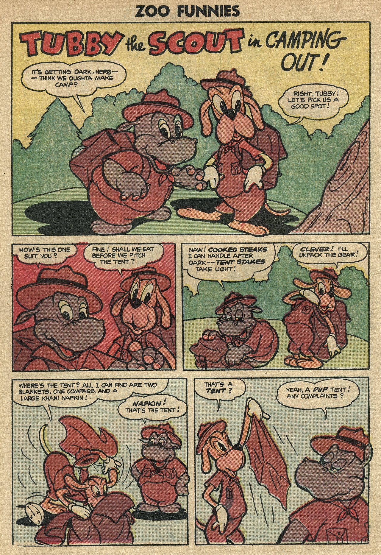 Read online Zoo Funnies comic -  Issue #6 - 10