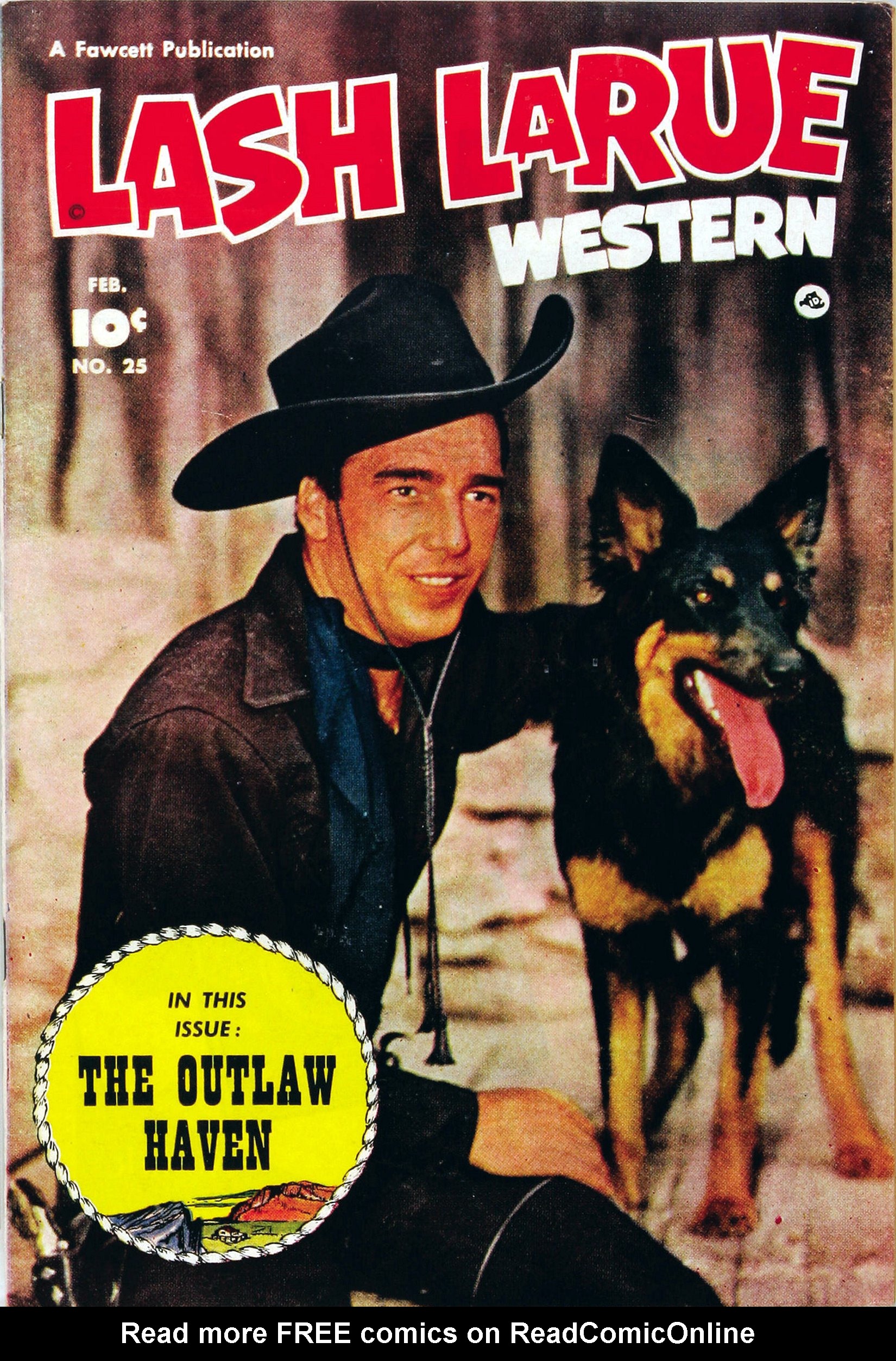 Read online Lash Larue Western (1949) comic -  Issue #25 - 1