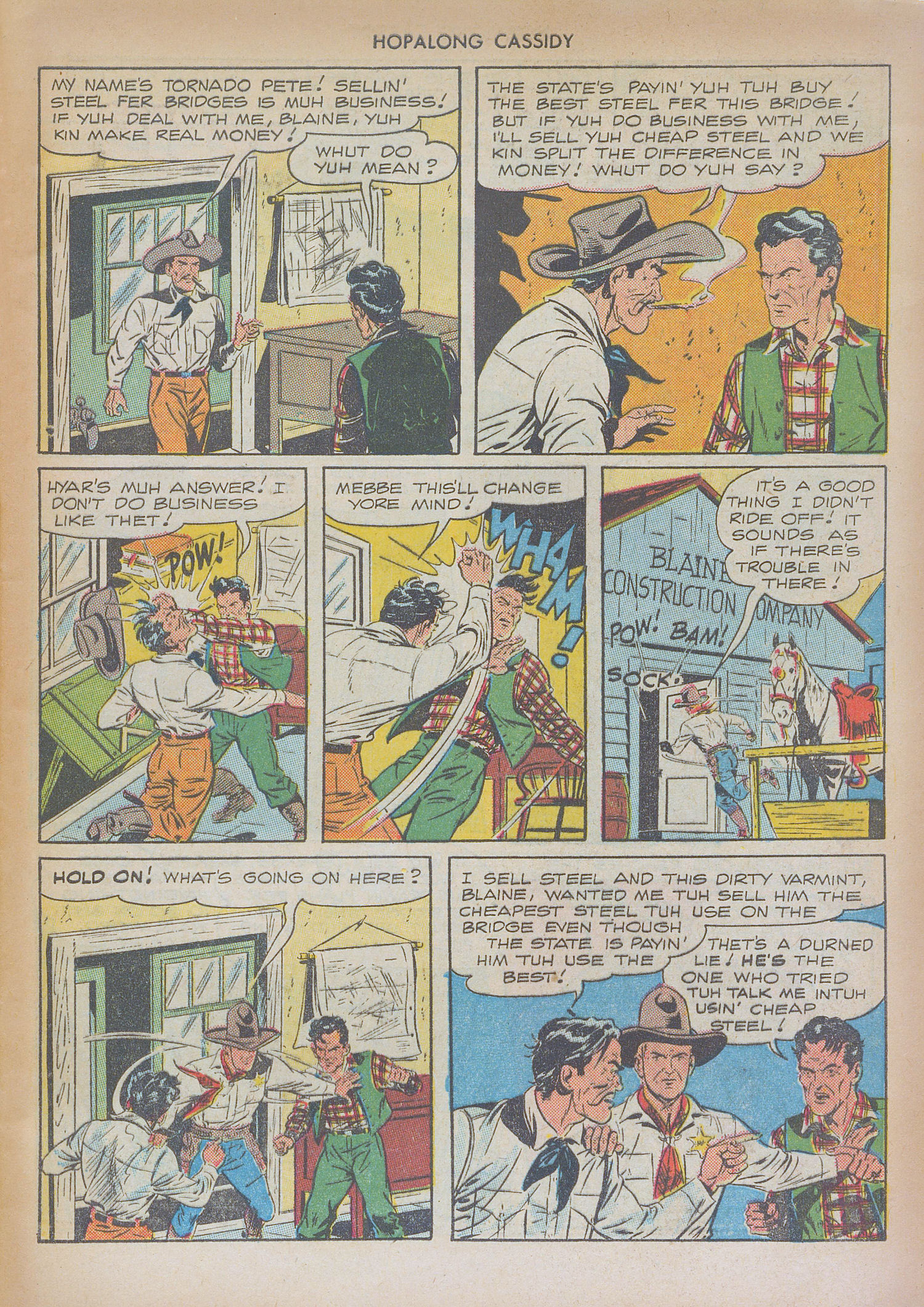Read online Hopalong Cassidy comic -  Issue #22 - 5