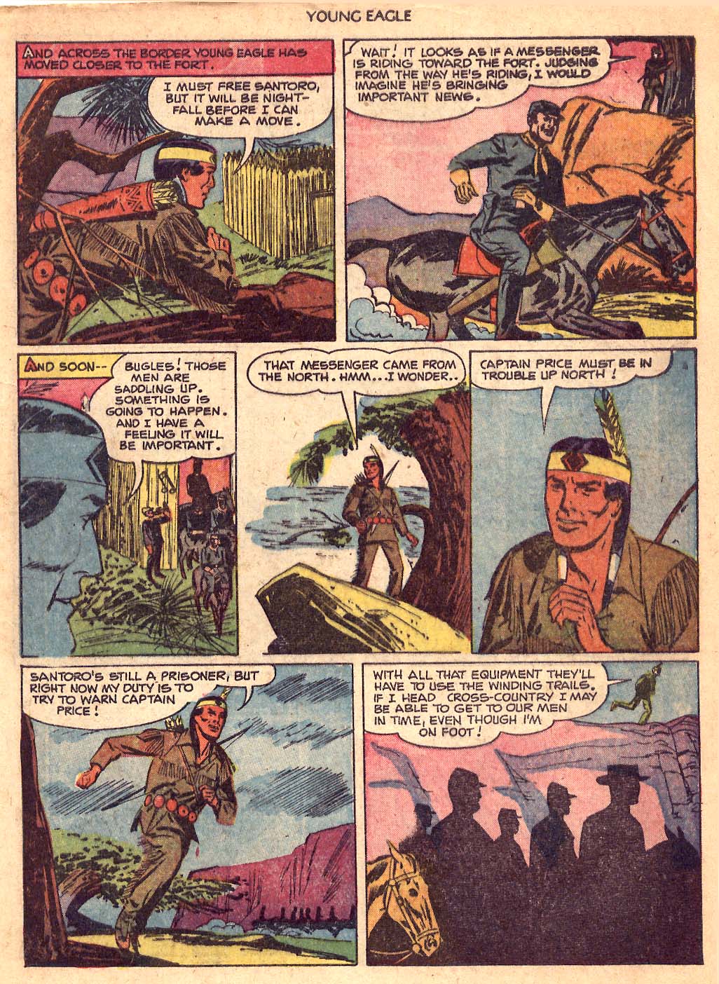 Read online Young Eagle comic -  Issue #6 - 17