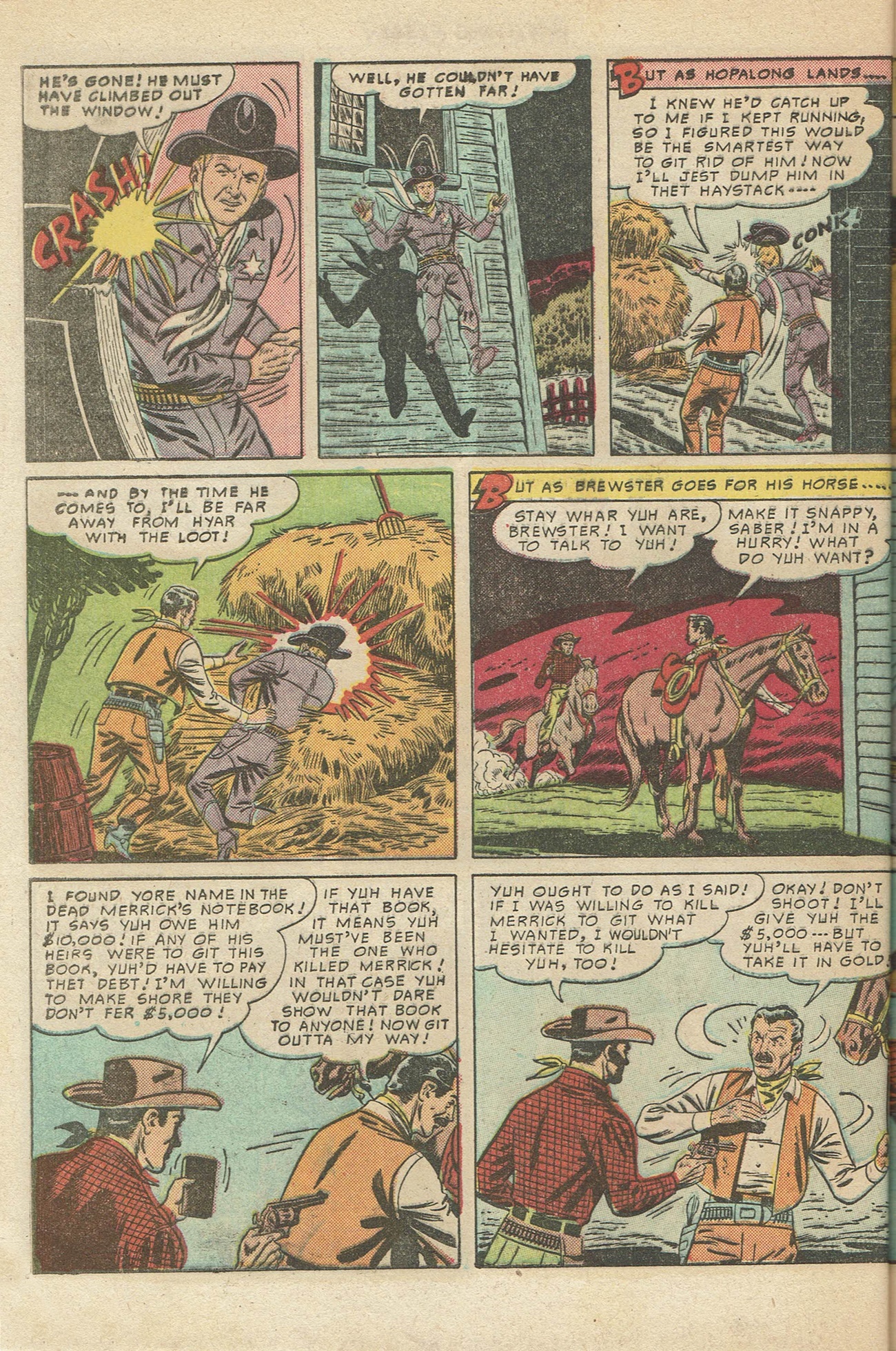 Read online Hopalong Cassidy comic -  Issue #45 - 48