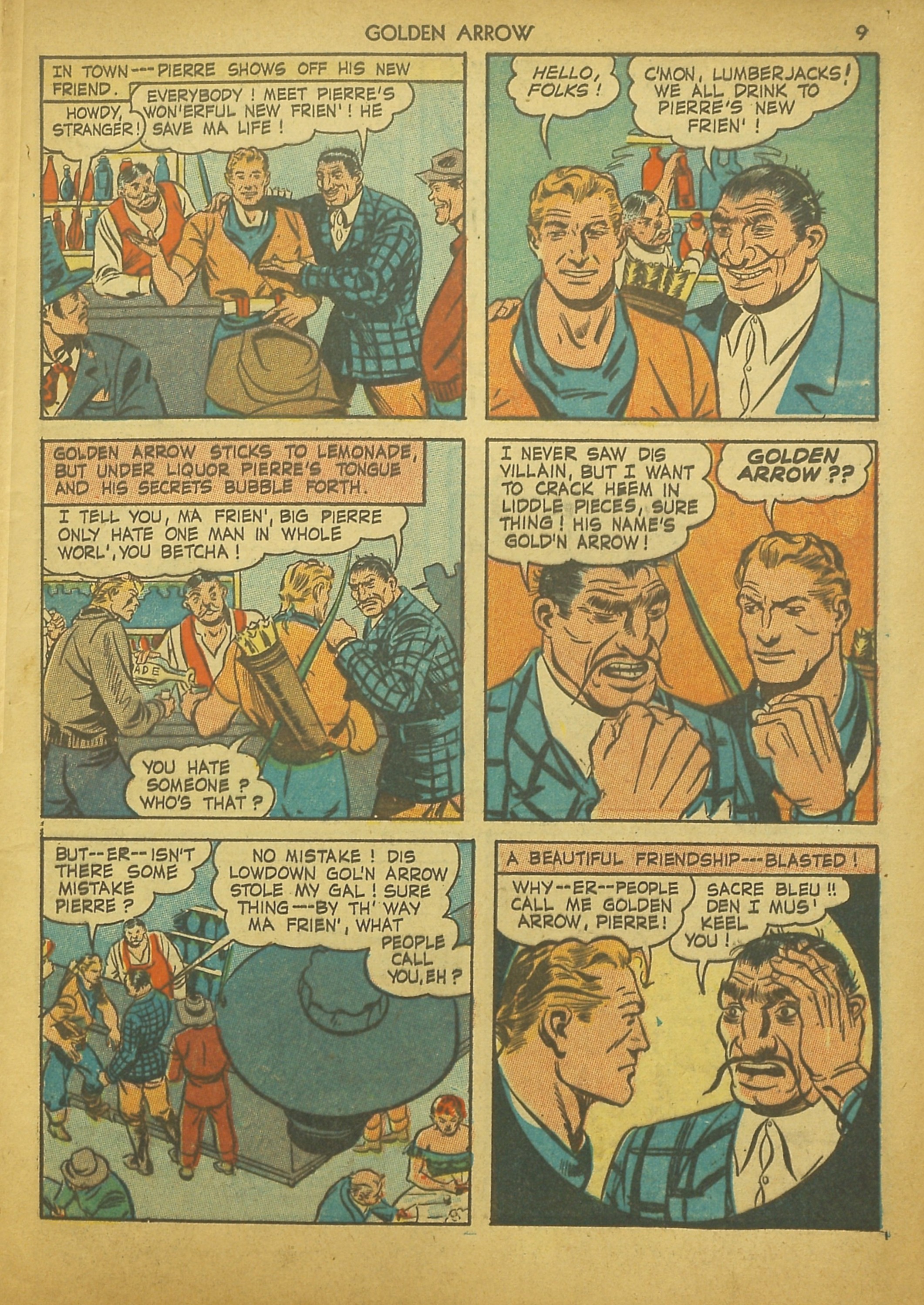 Read online Golden Arrow comic -  Issue #2 - 9