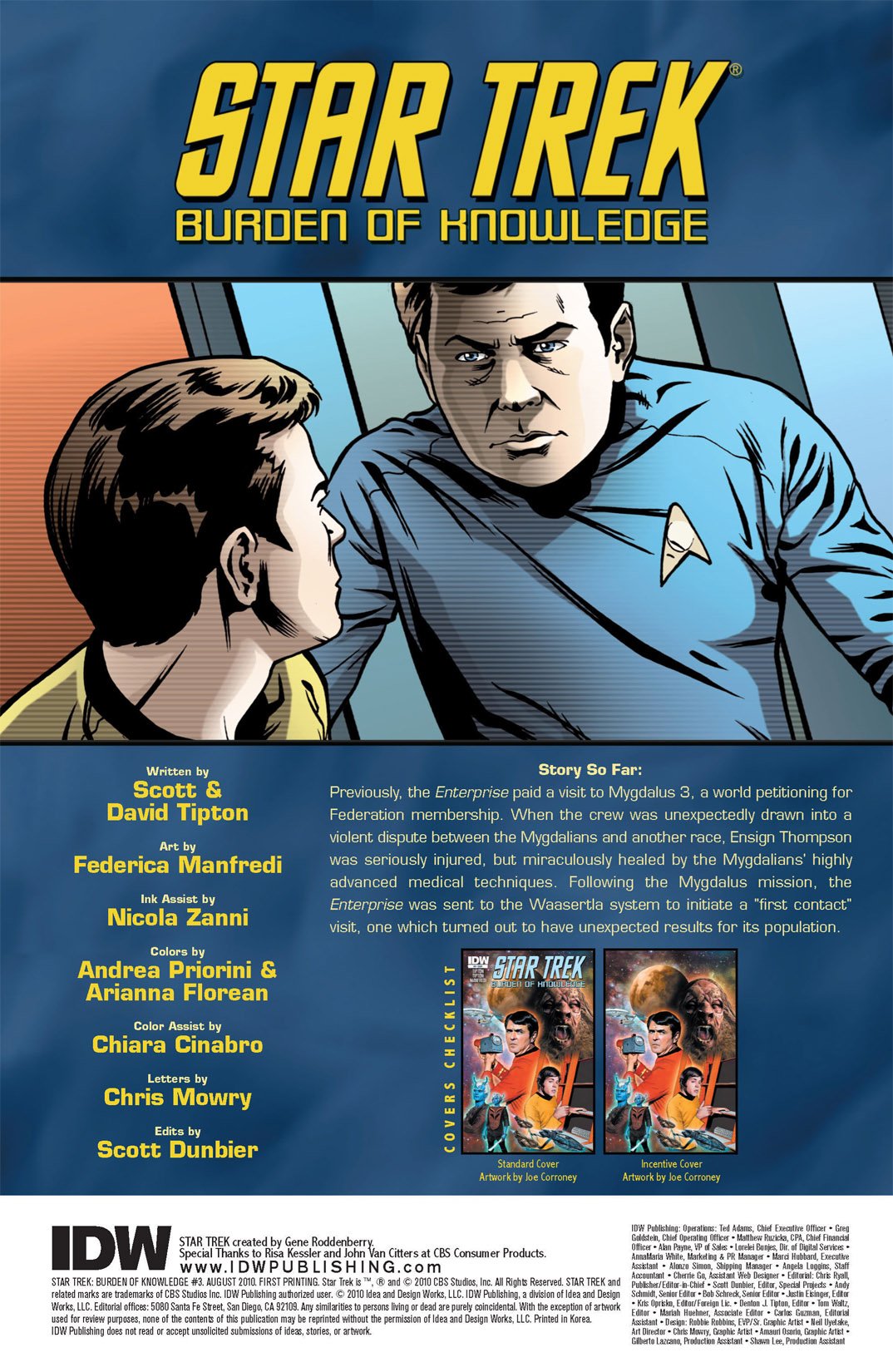 Read online Star Trek: Burden of Knowledge comic -  Issue #3 - 3