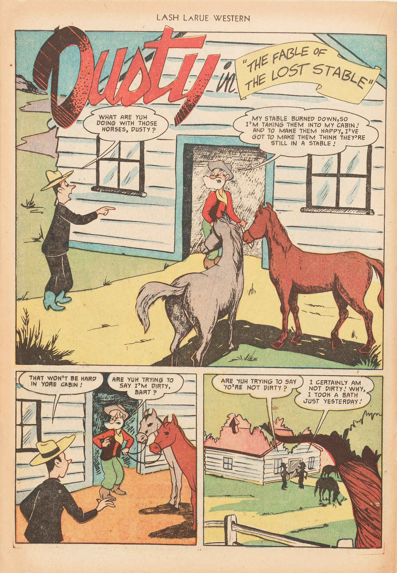 Read online Lash Larue Western (1949) comic -  Issue #20 - 16