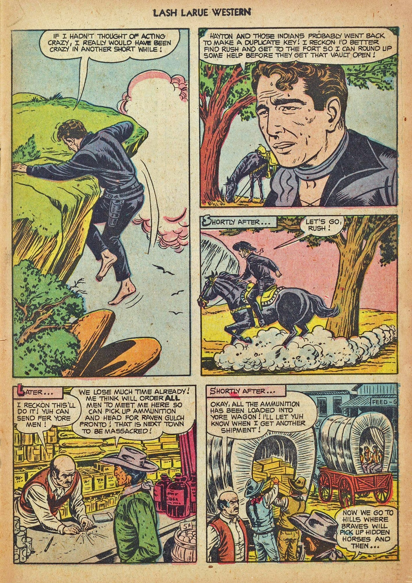 Read online Lash Larue Western (1949) comic -  Issue #44 - 19