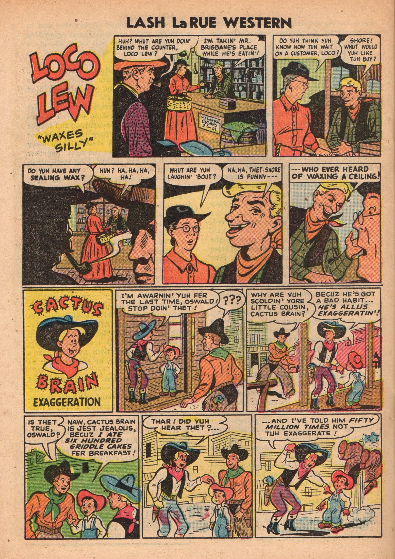 Read online Lash Larue Western (1949) comic -  Issue #49 - 22