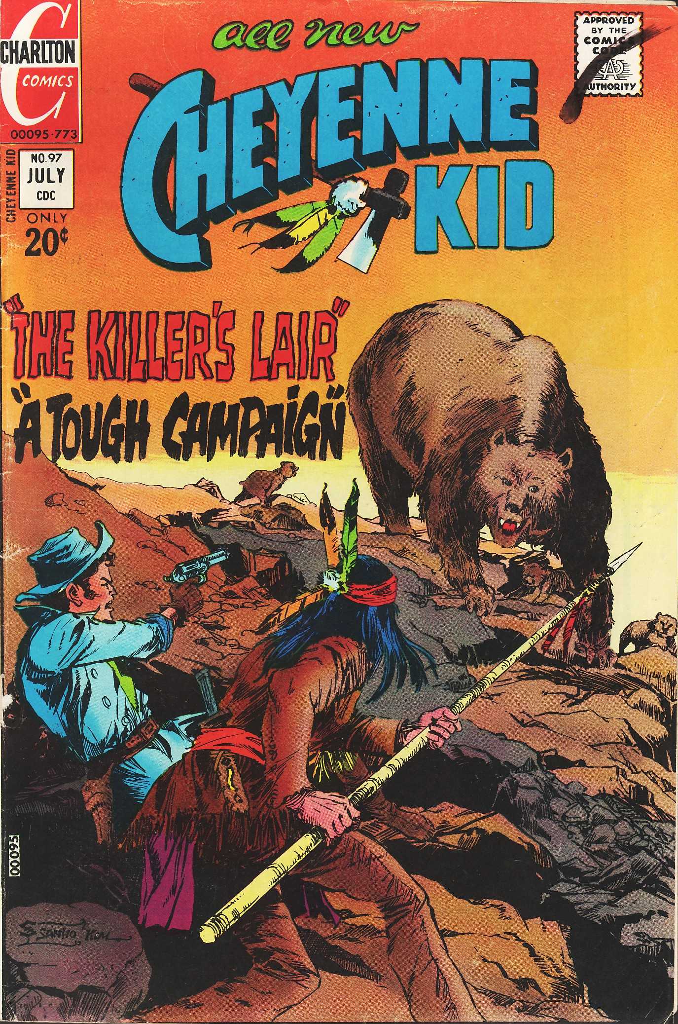 Read online Cheyenne Kid comic -  Issue #97 - 1