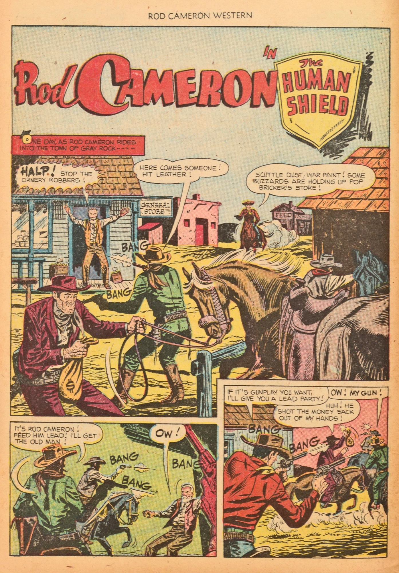 Read online Rod Cameron Western comic -  Issue #15 - 14